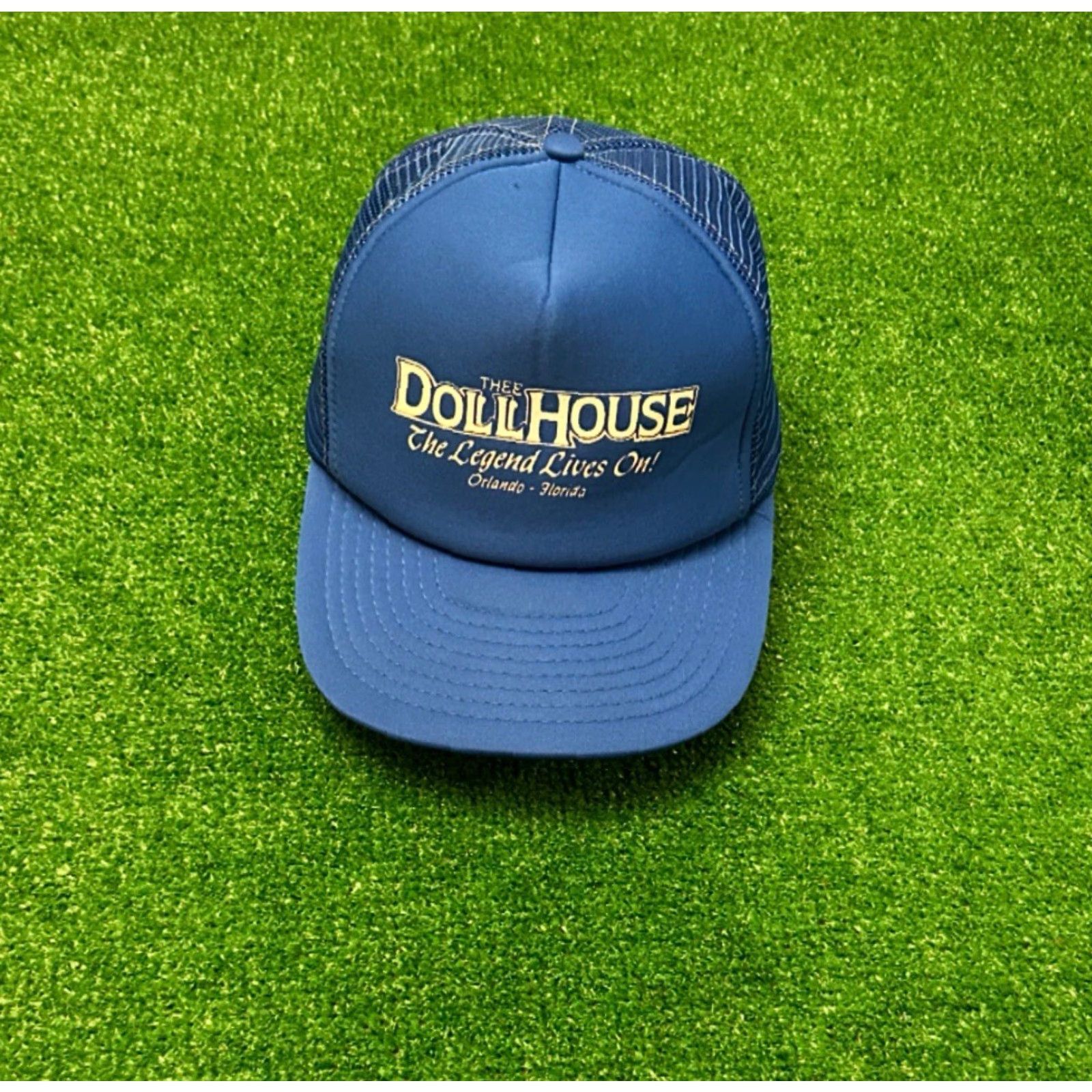 Vintage Vintage Trucker Hat The Doll House Orlando Florida VTG 80s 90s Strip Club Size ONE SIZE - 5 Thumbnail