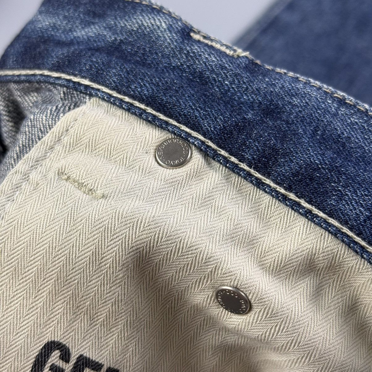Neighborhood Neighborhood - A/W19 - Washed.dp Basic washed Denim Selvedge Size US 36 / EU 52 - 15 Thumbnail