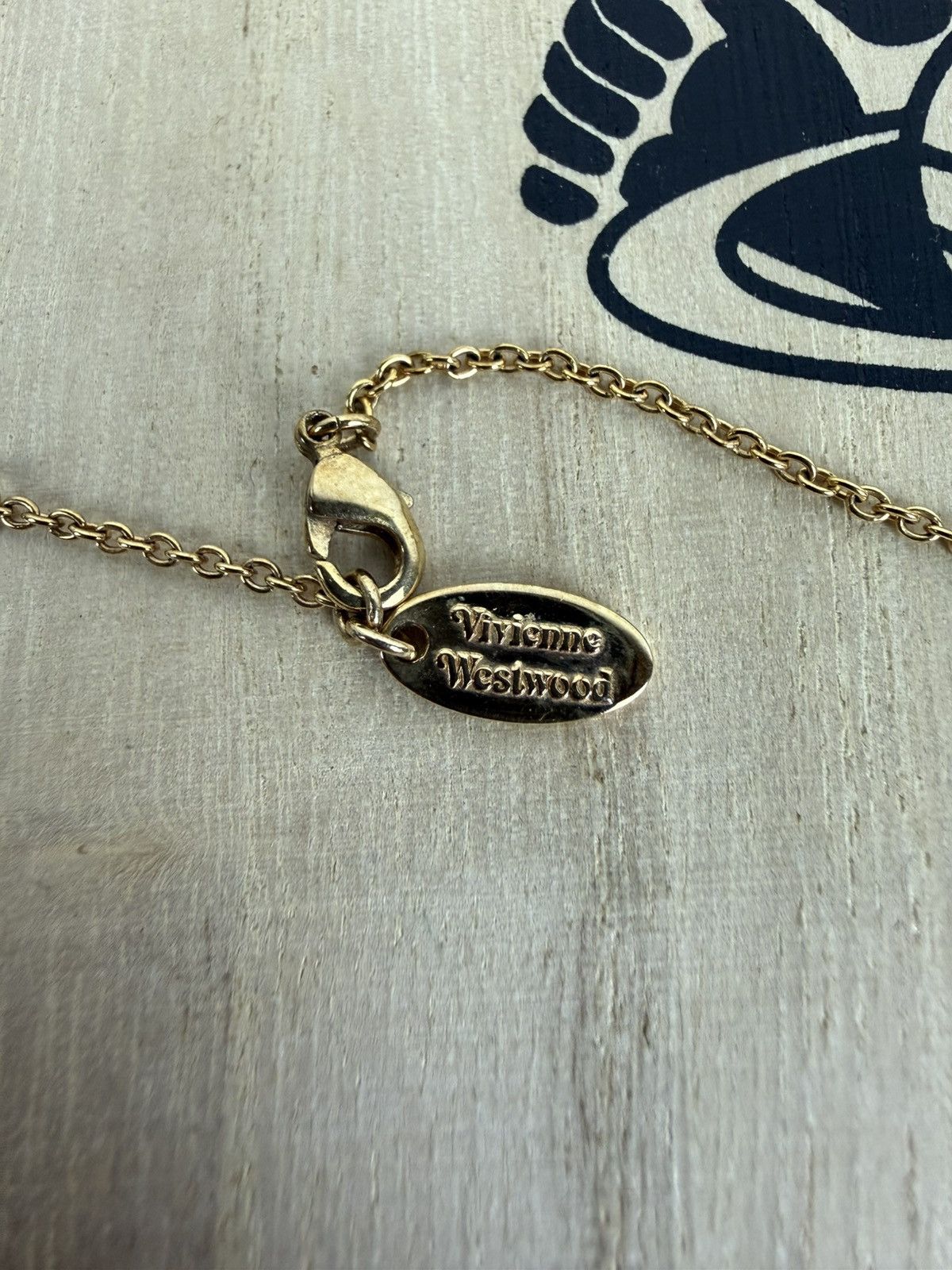 Vivienne Westwood Vivienne Westwood Doreen Paperclip Pendant Necklace In Gold Size ONE SIZE - 5 Thumbnail