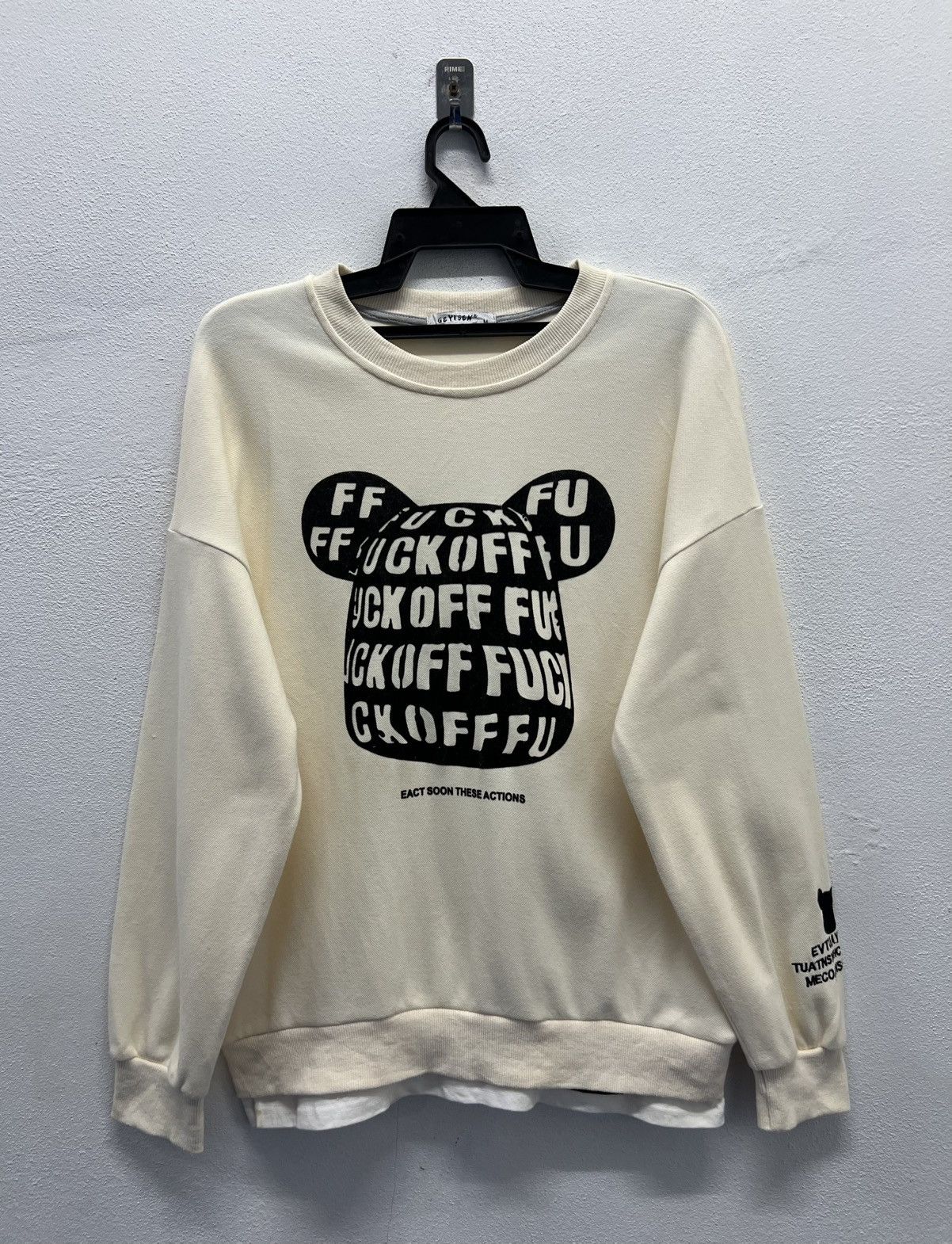 Heron Preston × Vintage GEYISEN HERON PRESTON EACT SOON THESE ACTIONS SWEATSHIRT Size US M / EU 48-50 / 2 - 1 Thumbnail