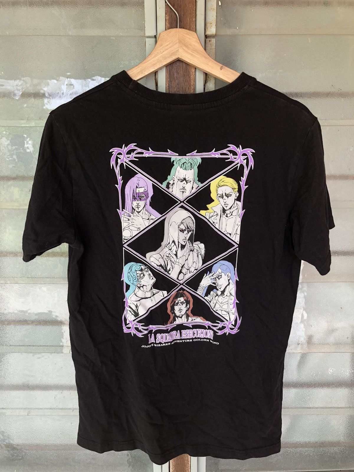 Japanese Brand JoJo’s Bizarre Vintage Anime La Squadra Esecuzioni Shirt Tee Size US M / EU 48-50 / 2 - 8 Thumbnail