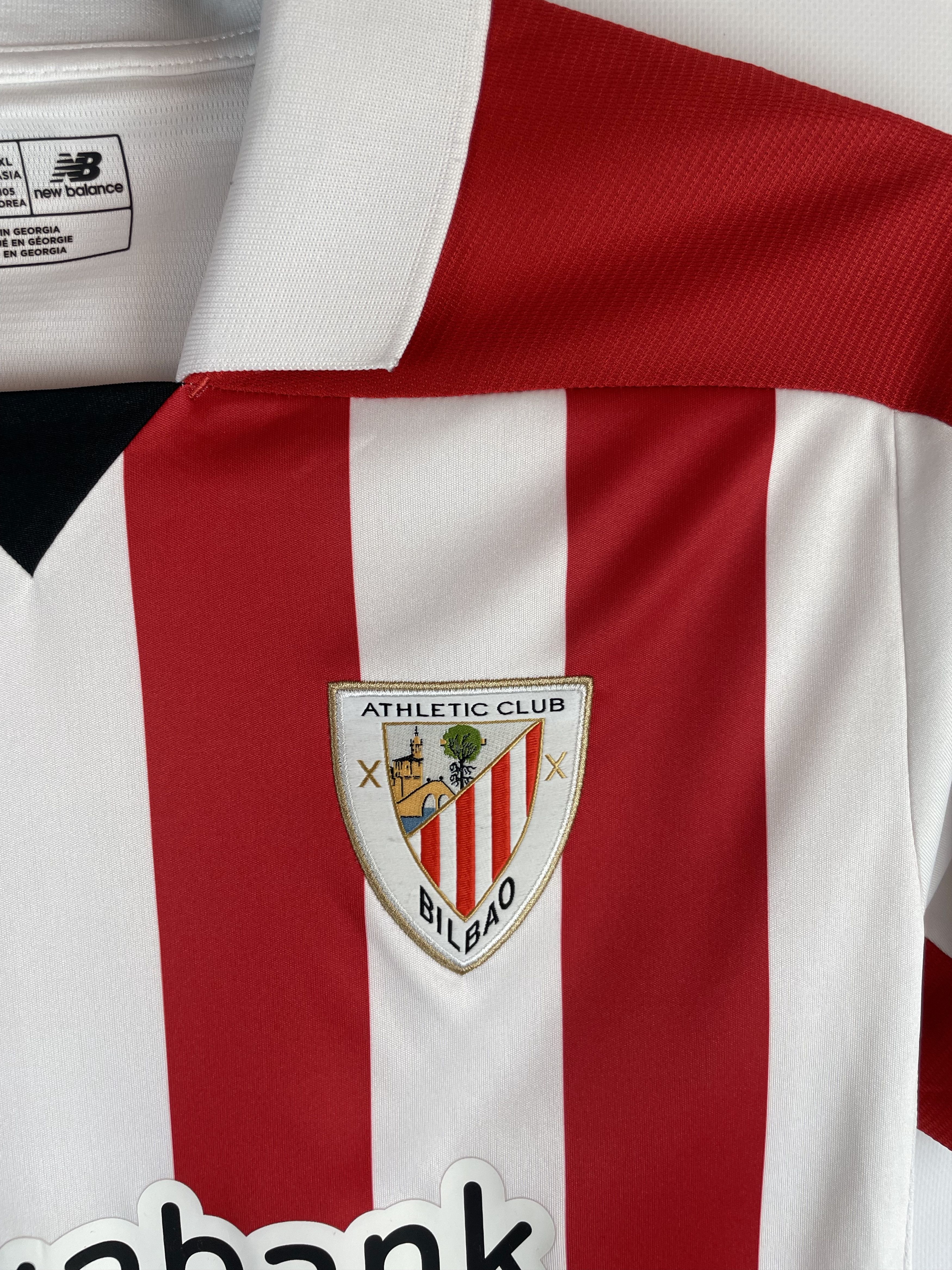 New Balance × Vintage New Balance Athletic Bilbao FC Home T-Shirt Jersey Size US L / EU 52-54 / 3 - 5 Thumbnail