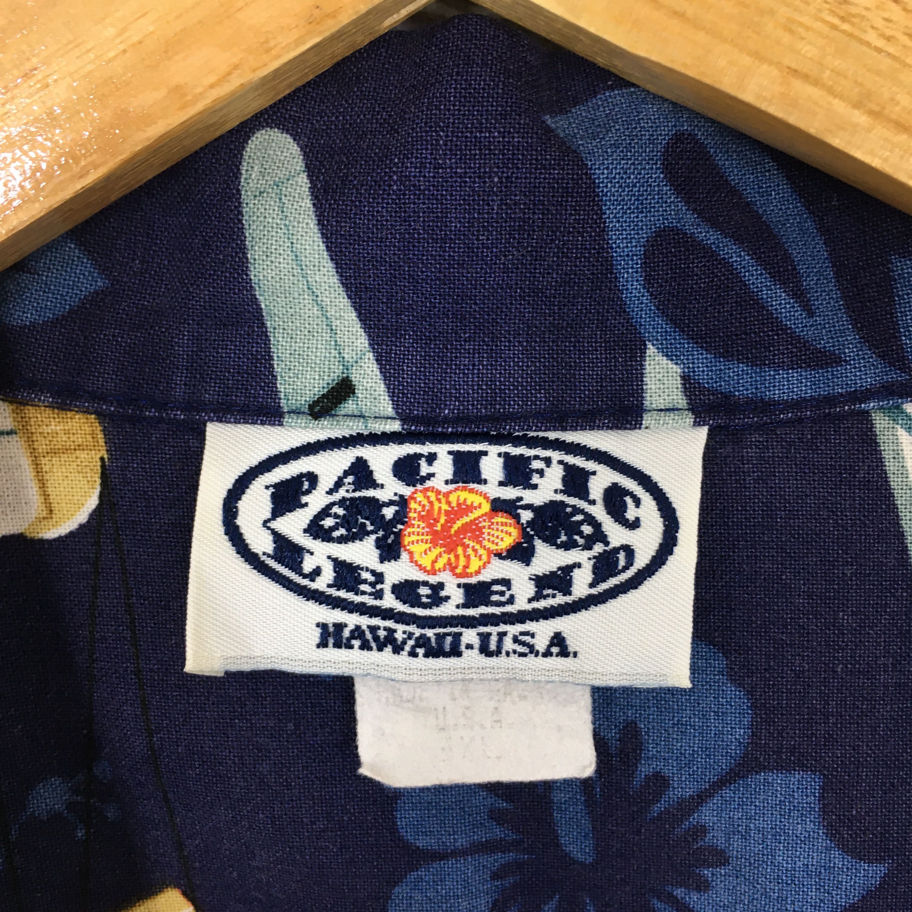 Pacific Legend Vintage 90s Pacific Legends Hawaiian Cotton Shirt Oversize Size US XXL / EU 58 / 5 - 5 Thumbnail