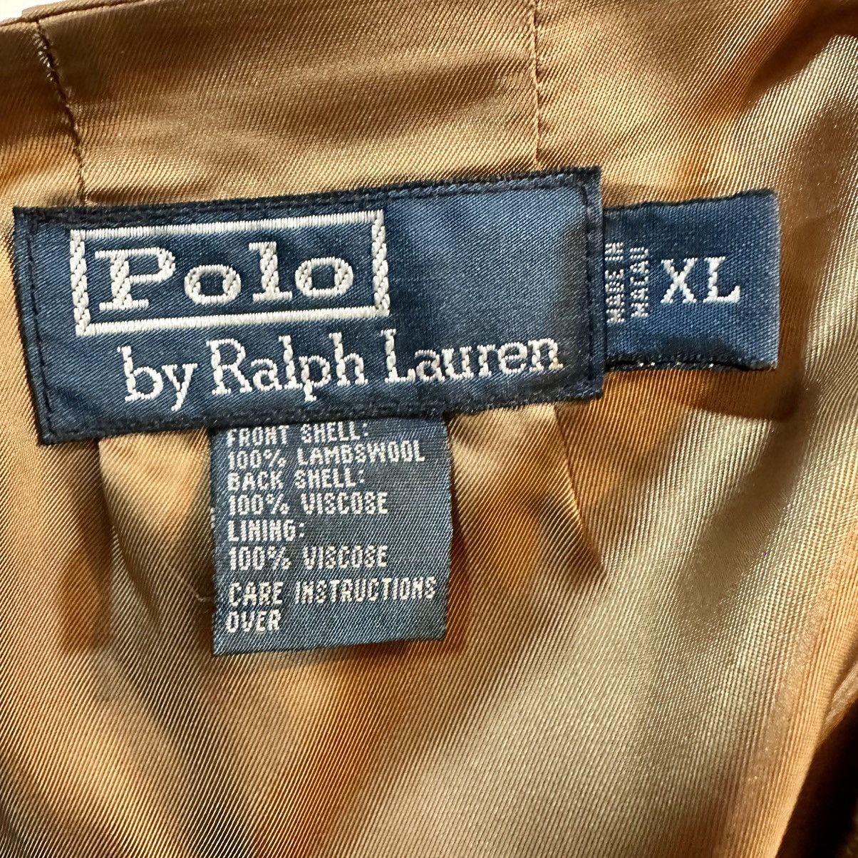 Polo Ralph Lauren Polo Ralph Lauren Tweed Vest/Waistcoat XL -Brown Houndstooth Size 46R - 4 Thumbnail