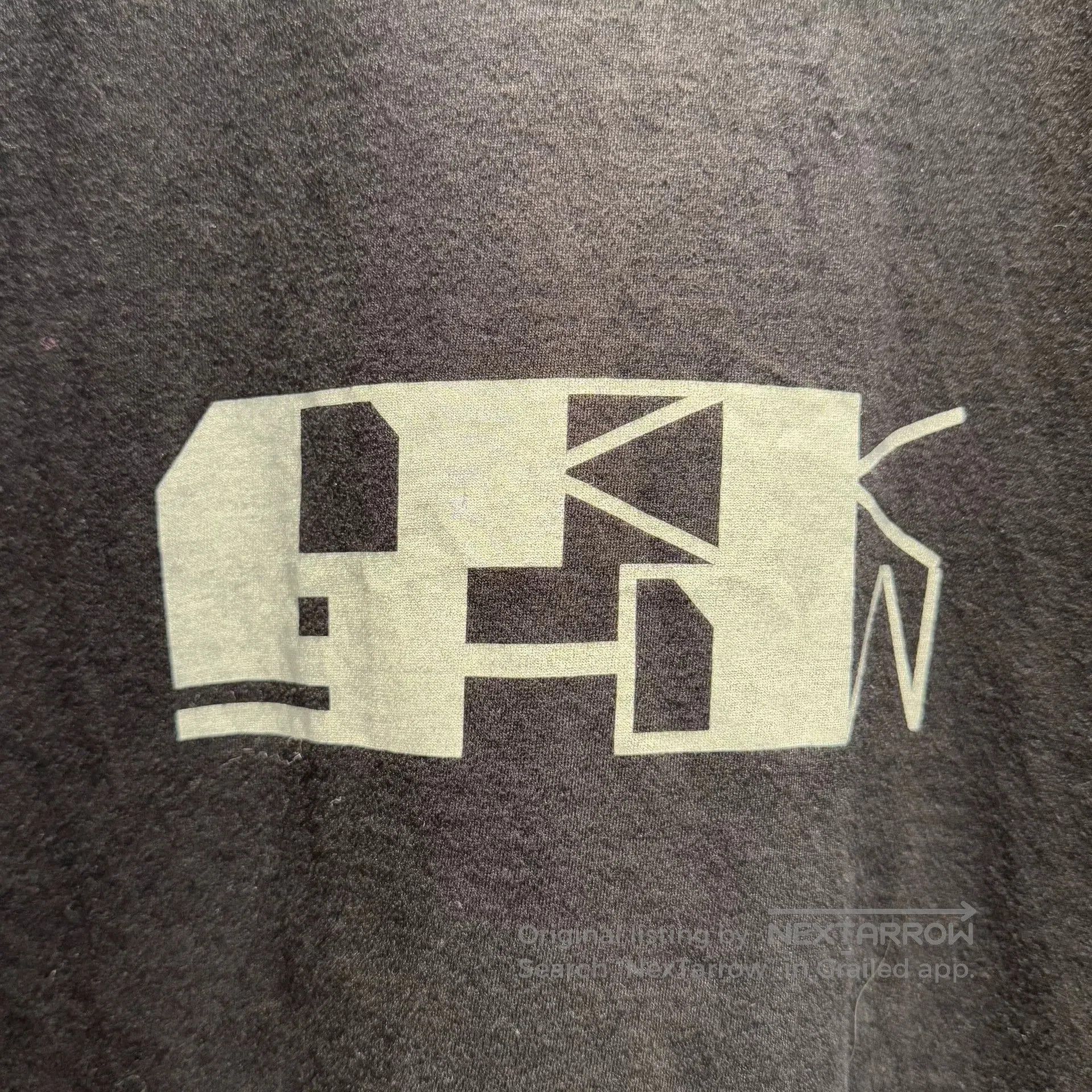 Rick Owens black long sleeve graphic top for women. Size XXS / US 00 / IT 34 - 2 Thumbnail