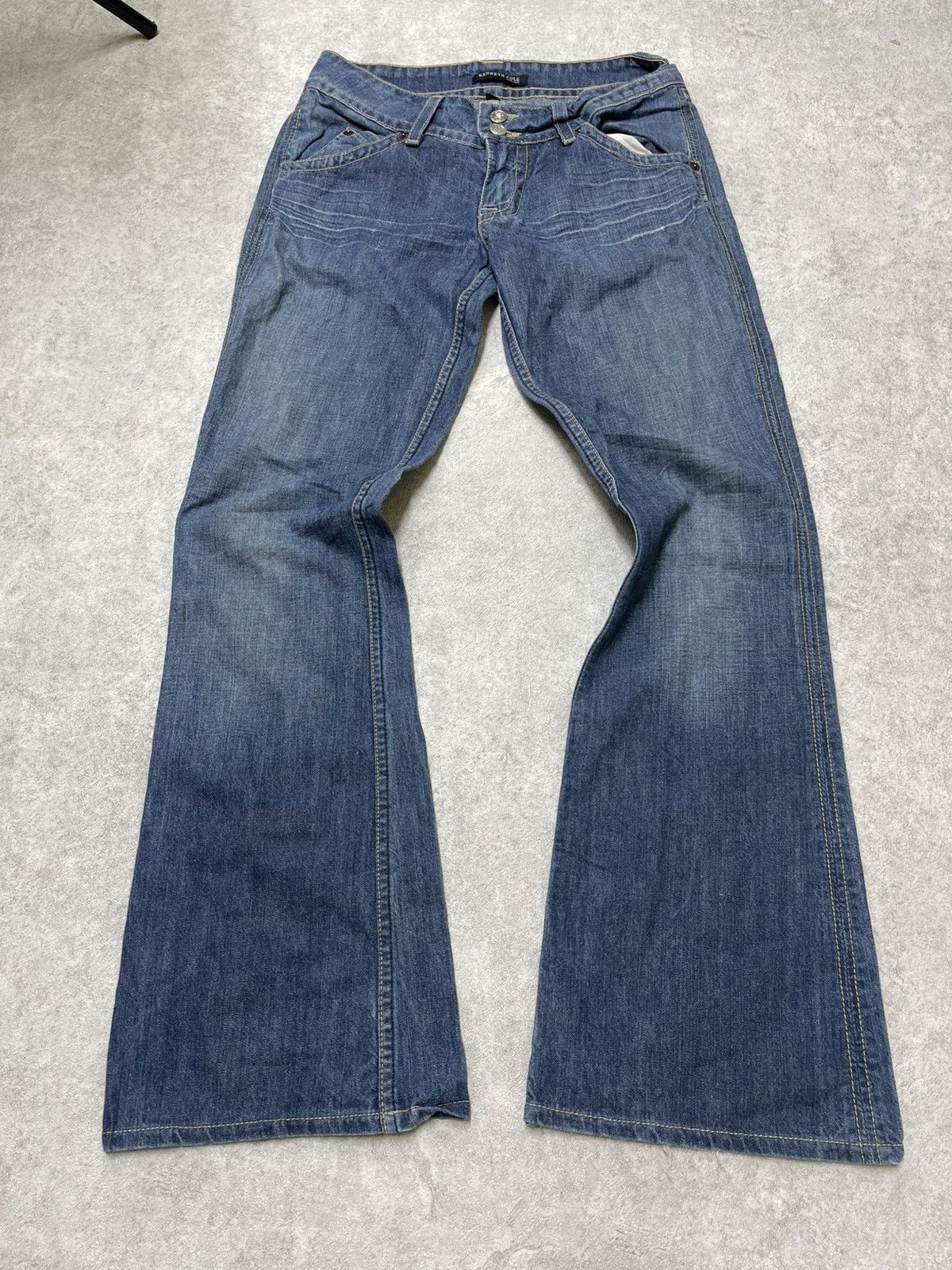 If Six Was Nine × Le Grande Bleu (L.G.B.) × Tornado Mart Flared Denim Jeans - LGB / If Six Was Nine Energy Size US 27 - 1 Thumbnail