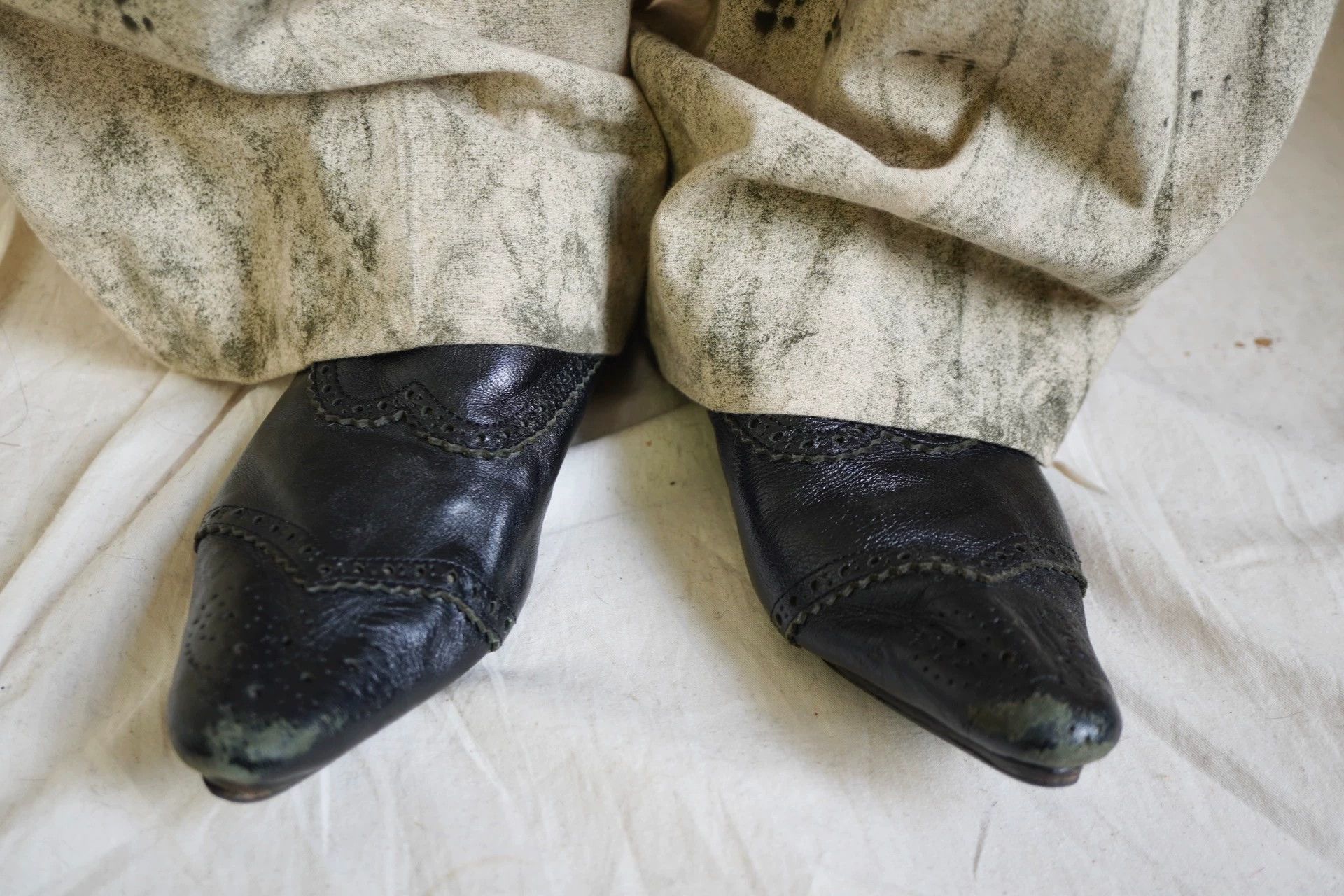 Junya Watanabe Junya Watanabe 2003SS Rare Low Heel Pointed Toe 36 8/10 Size US 5.5 / IT 35.5 - 2 Thumbnail