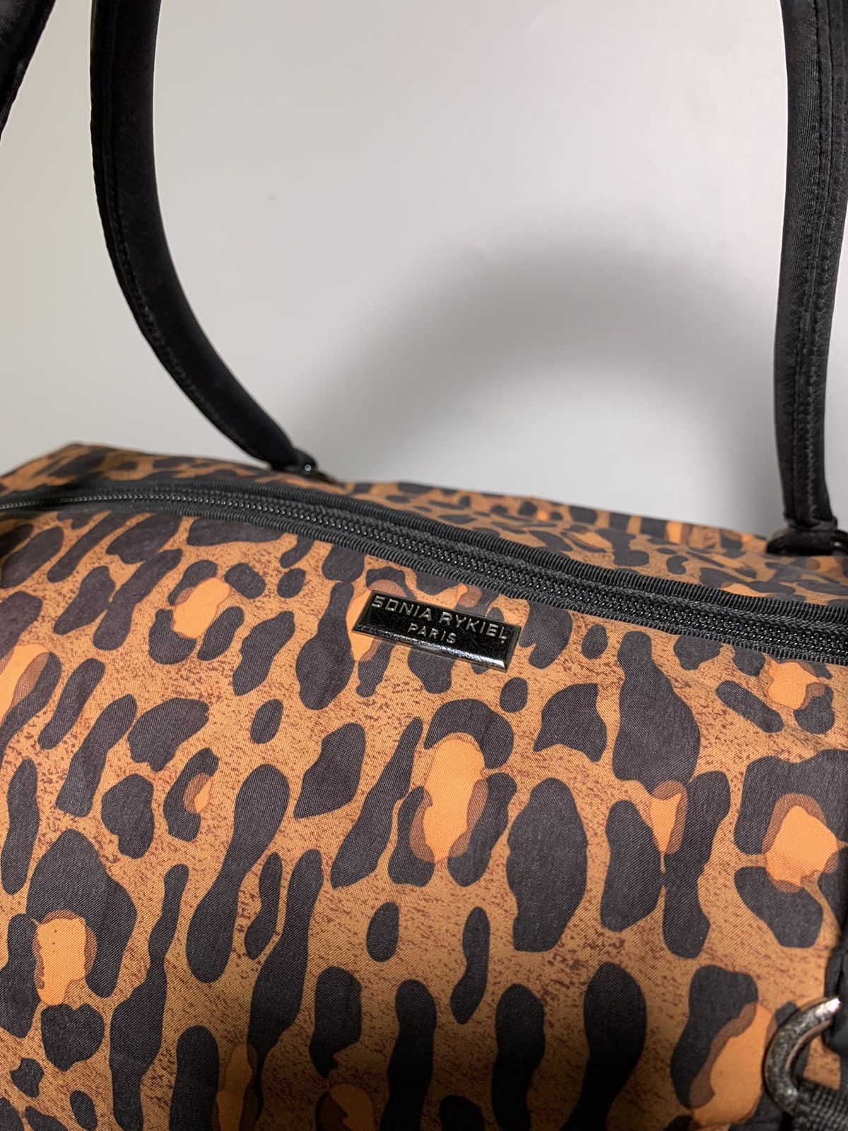 Sonia Rykiel SONIA RYKIEL LEOPARD PRINT HAND DUFFLE BAG Size ONE SIZE - 5 Thumbnail