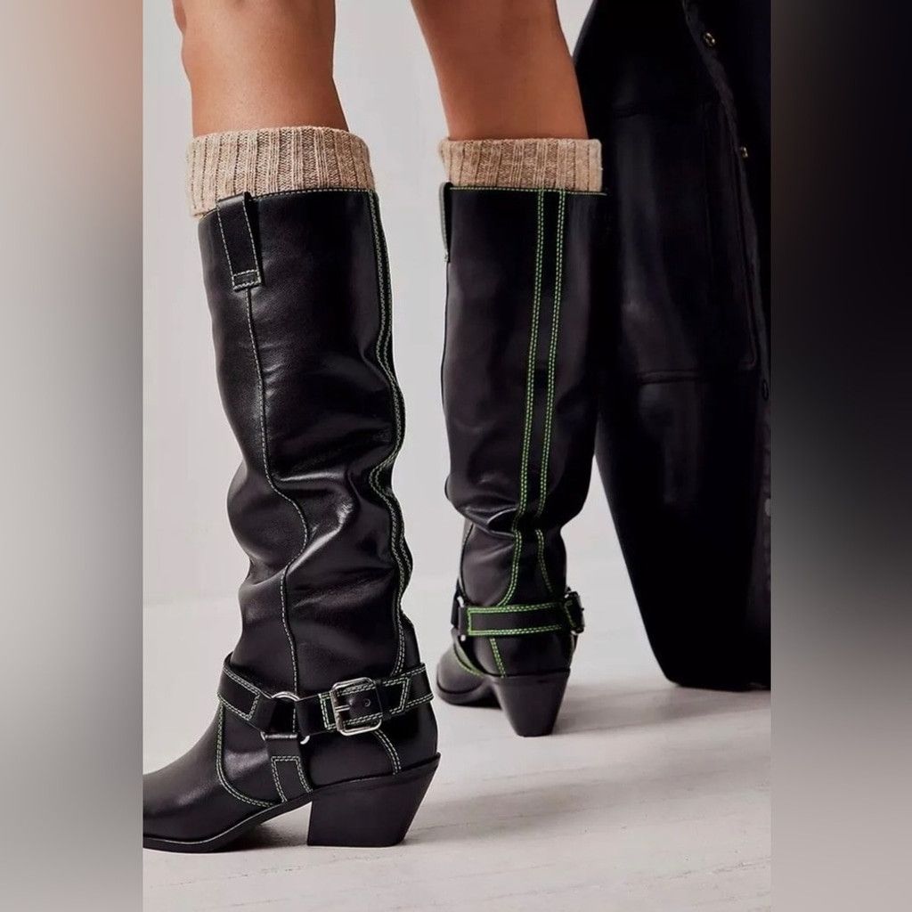 Free People Free People Caverly Milly High Boot Size 37. Sh4 Size US 7 / IT 37 - 3 Thumbnail