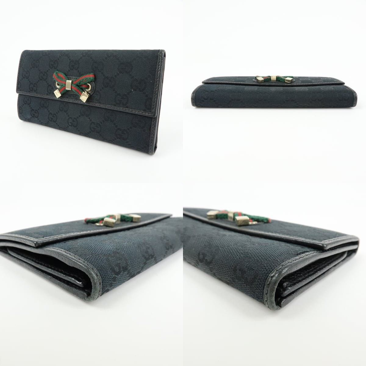Gucci Gucci Princy GG Supreme Wallet Black Size ONE SIZE - 3 Thumbnail