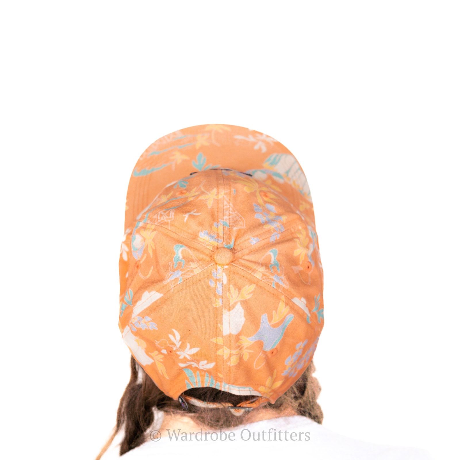 Patagonia Patagonia Cream Orange Palm Surf Hat Size ONE SIZE - 6 Thumbnail