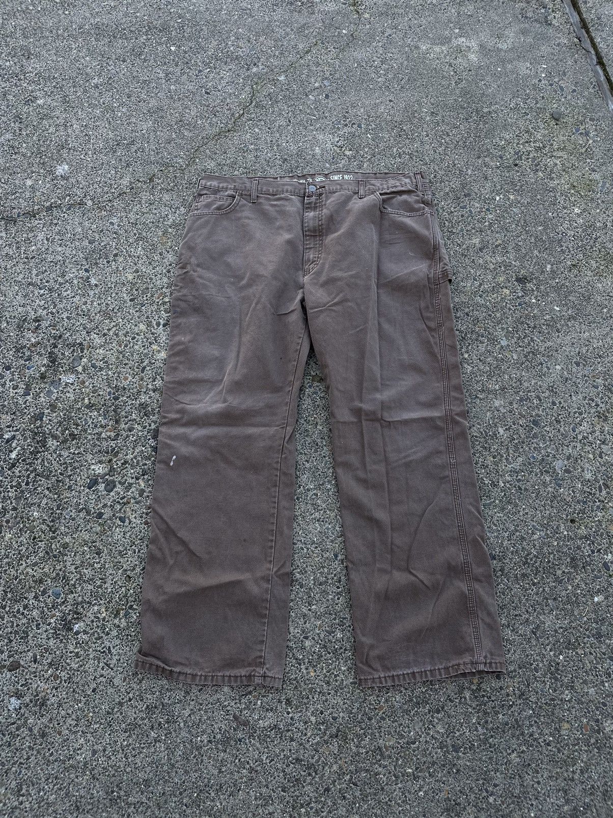 Dickies × Vintage Brown Dickies Straight Leg Size US 40 / EU 56 - 1 Thumbnail