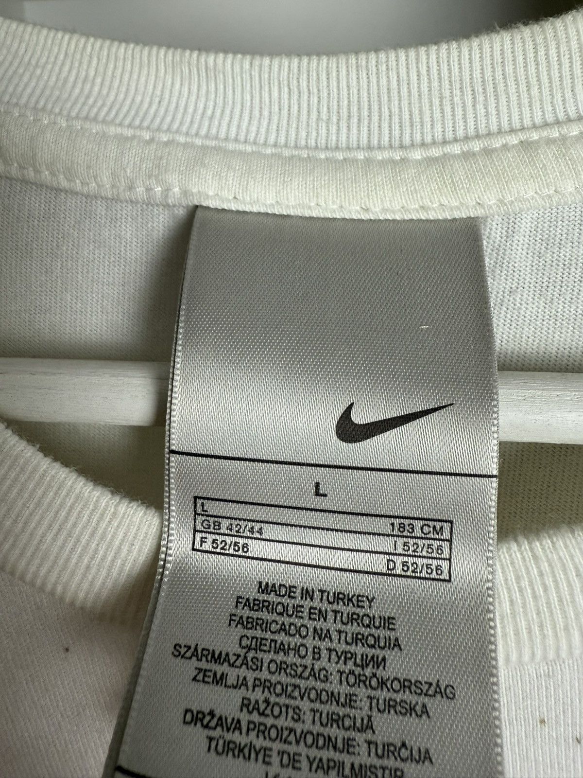 Humanrace × Nike × Vintage Vintage y2k Nike Human Race white t-shirt L baggy running Size US L / EU 52-54 / 3 - 4 Thumbnail
