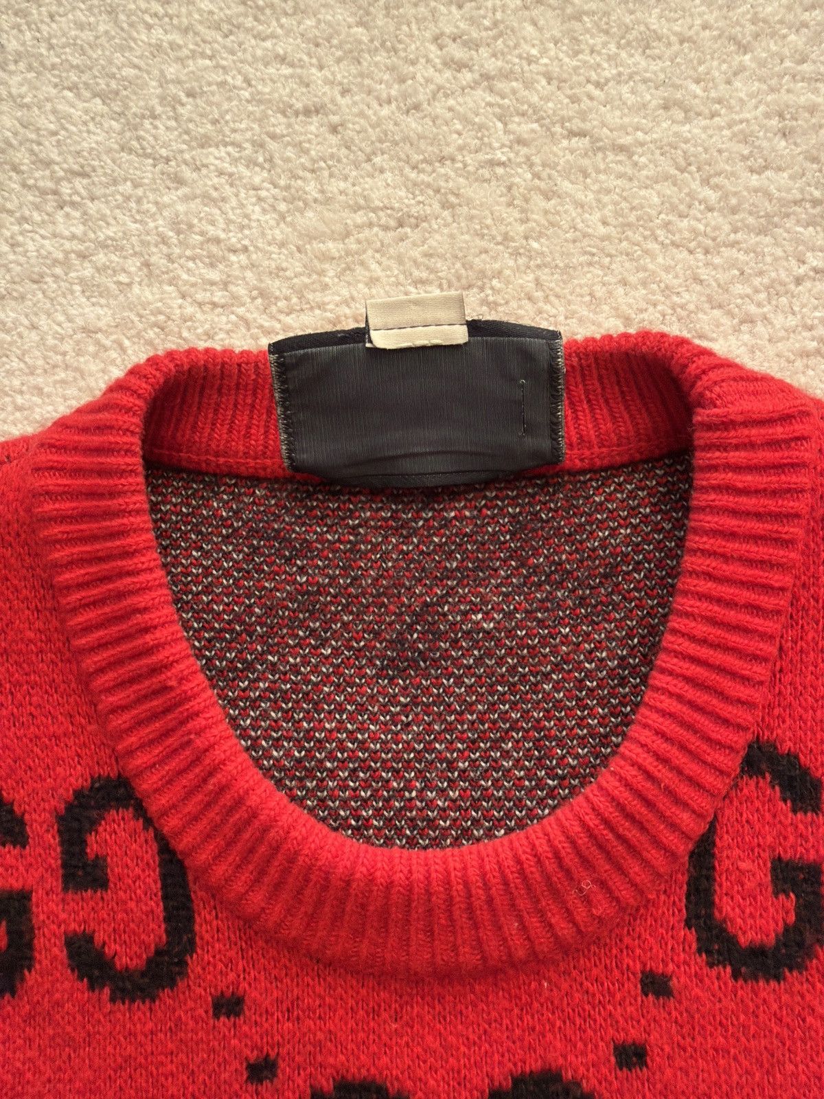 Gucci GUCCI GG SKUNK WOOL KNIT Size US S / EU 44-46 / 1 - 4 Thumbnail