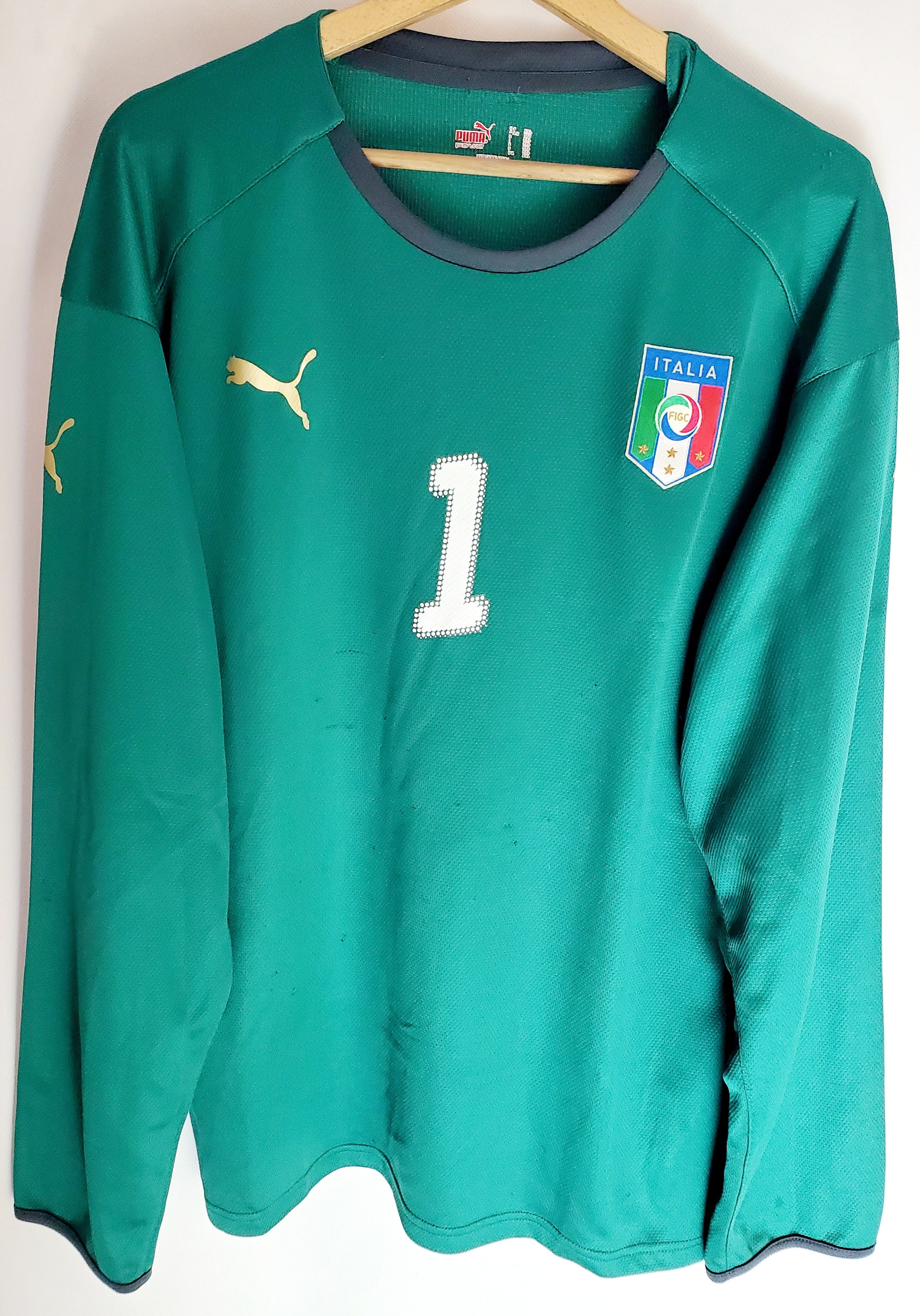 Puma Vintage Italy Goalkeeper #1 Buffon 2008-2011jersey XXL Size US XXL / EU 58 / 5 - 2 Thumbnail