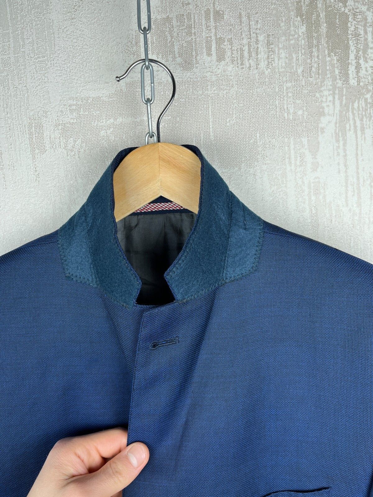 Ben Sherman Ben Sherman Kings Slim Fit Wool Jacket Blazer Sport Coat Size 42R - 4 Thumbnail
