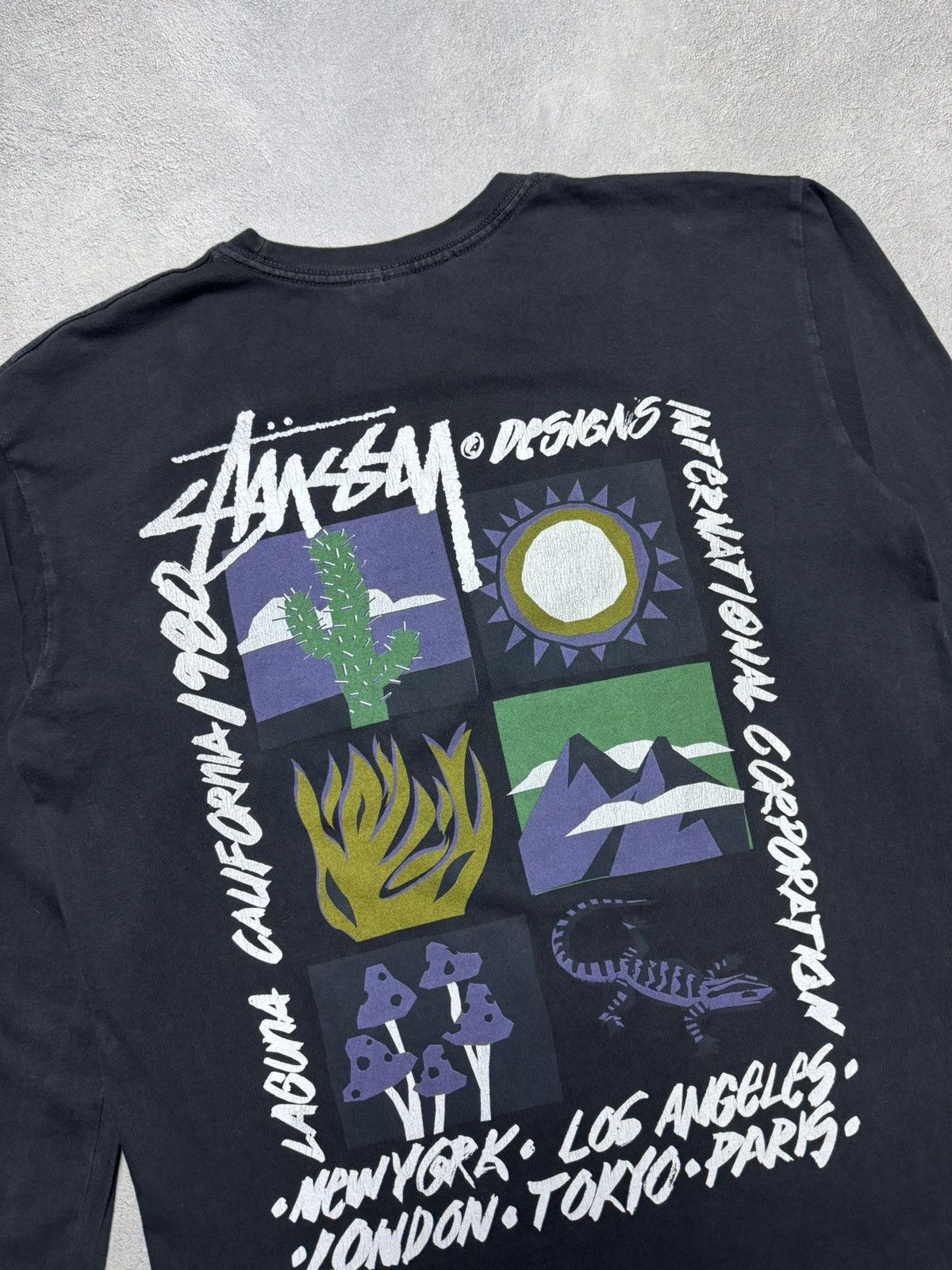 Stussy Stussy High Desert Pigment Dyed Double Sided Print T-Shirt Size US M / EU 48-50 / 2 - 3 Thumbnail