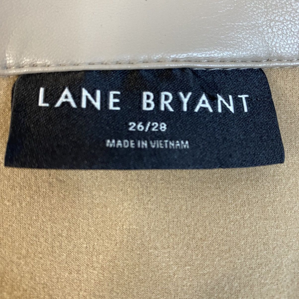 Other Lane Bryant Shirt Jacket Beige Women's Plus Size 26/28 EUC Size 4XL / US 24-26 - 6 Thumbnail