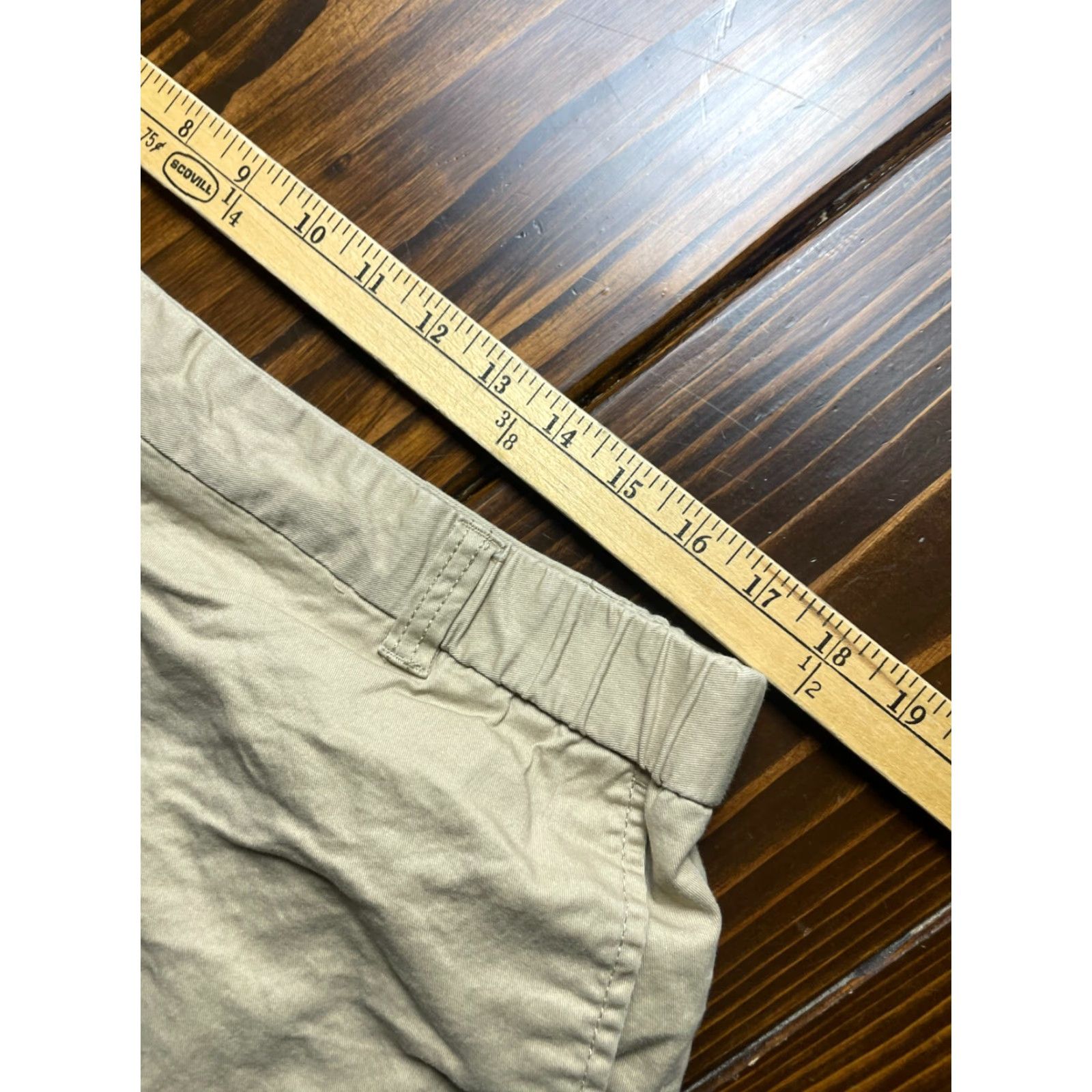 Merona Merona Shorts Plus Size 16W Tan Brown Casual Pants Pockets Chino Flat Front Womens 16W Plus Size Regular Front Pockets Size 38" / US 16 / IT 52 - 6 Thumbnail