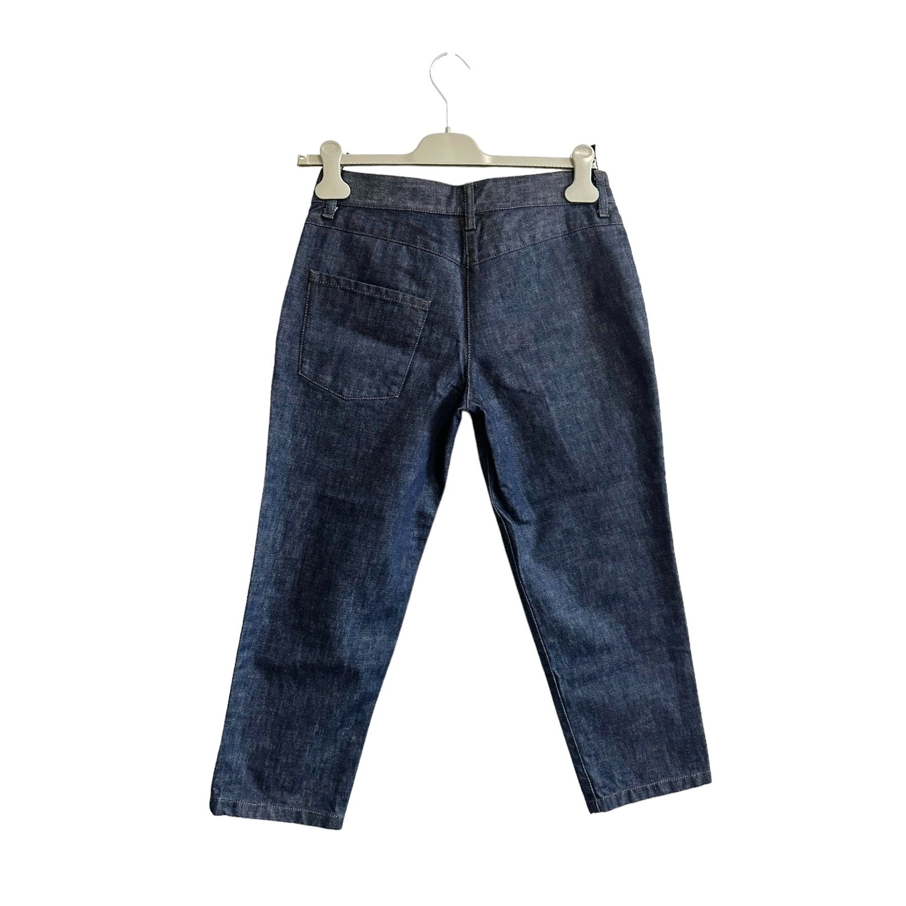 Prada Prada Denim Cropped Pants, size Italian 44/US 10/M Size 30" / US 8 / IT 44 - 2 Thumbnail
