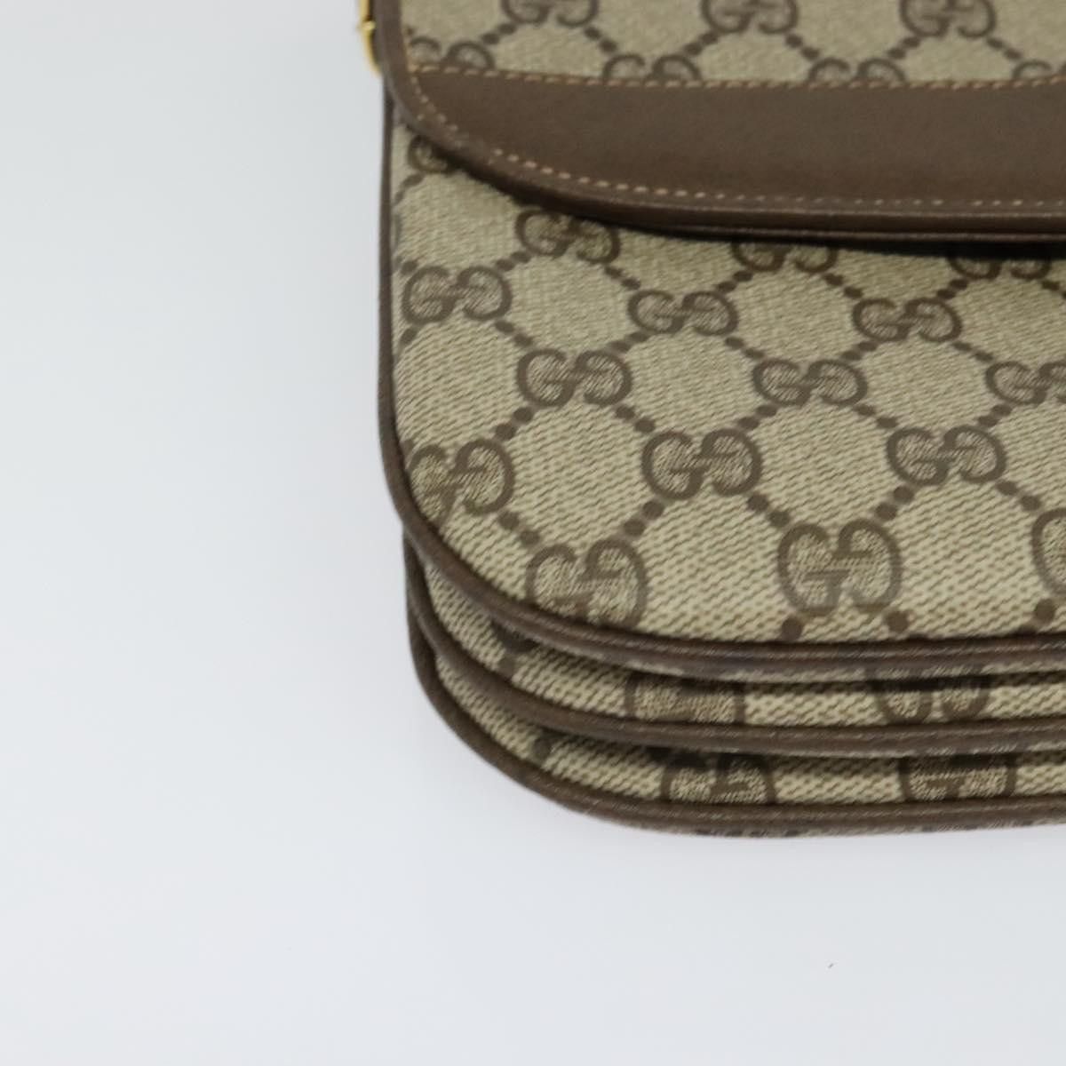 Gucci GUCCI GG Supreme Shoulder Bag Pvc Beige Gold 004 256 004 256 Size ONE SIZE - 10 Thumbnail