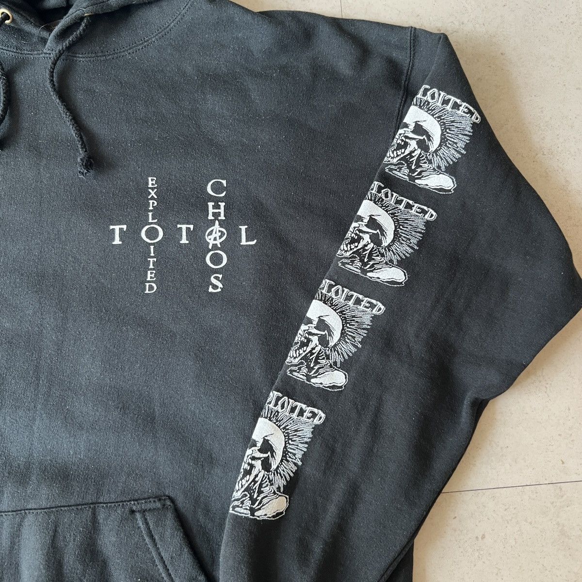 Other Vintage 90s The Exploited Hoodie Sweatshirt Size US L / EU 52-54 / 3 - 3 Thumbnail