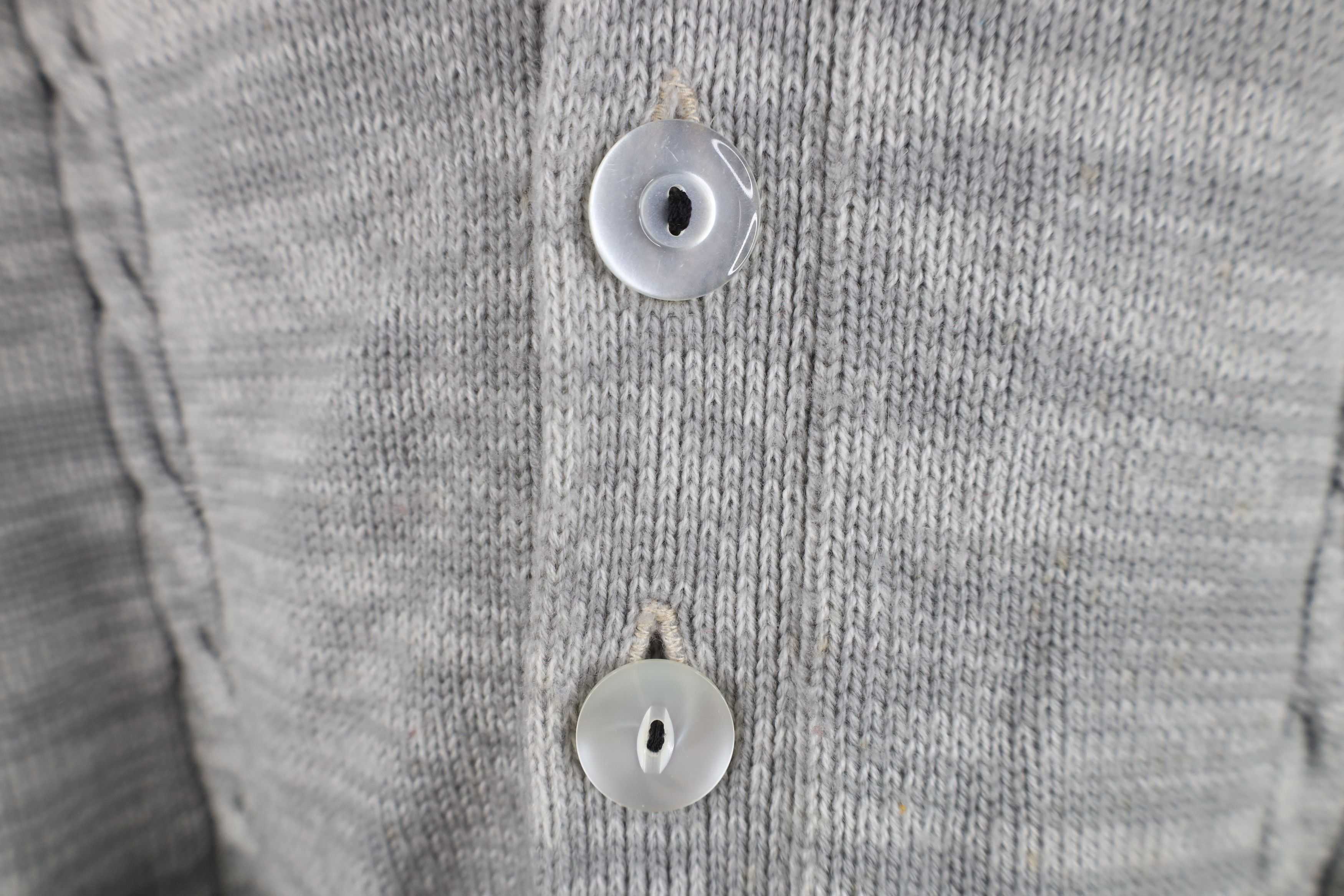 Vintage Vintage 50s 60s Streetwear Cable Knit Cardigan Sweater Size US M / EU 48-50 / 2 - 4 Thumbnail
