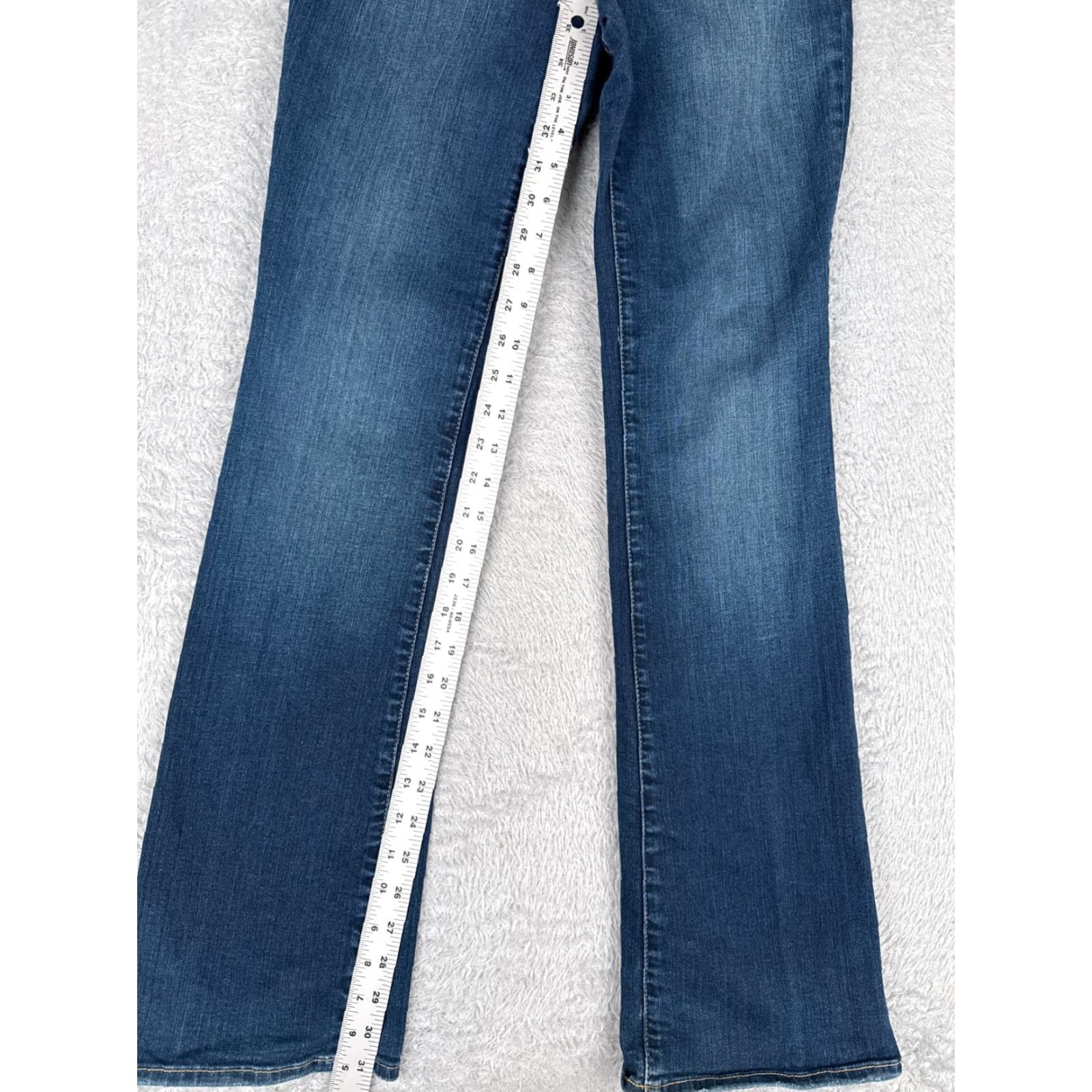 Eddie Bauer VINTAGE Eddie Bauer Jeans Womens 8 Blue Denim Slightly Curvy Bootcut Low Rise 27x31 Size 30" / US 8 / IT 44 - 7 Thumbnail