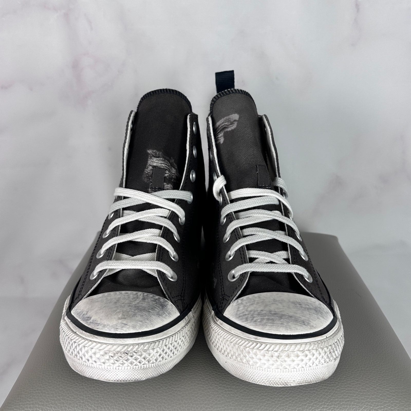 Converse Charli XCX Party Girl Distressed Chuck Taylor Grey Size US 10 / EU 43 - 8 Thumbnail