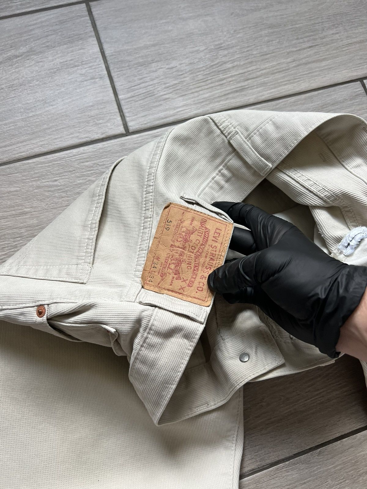 Levi's LEVIS 519 Pants 70s BIG E Work Carpenter Painter Size US 32 / EU 48 - 15 Thumbnail