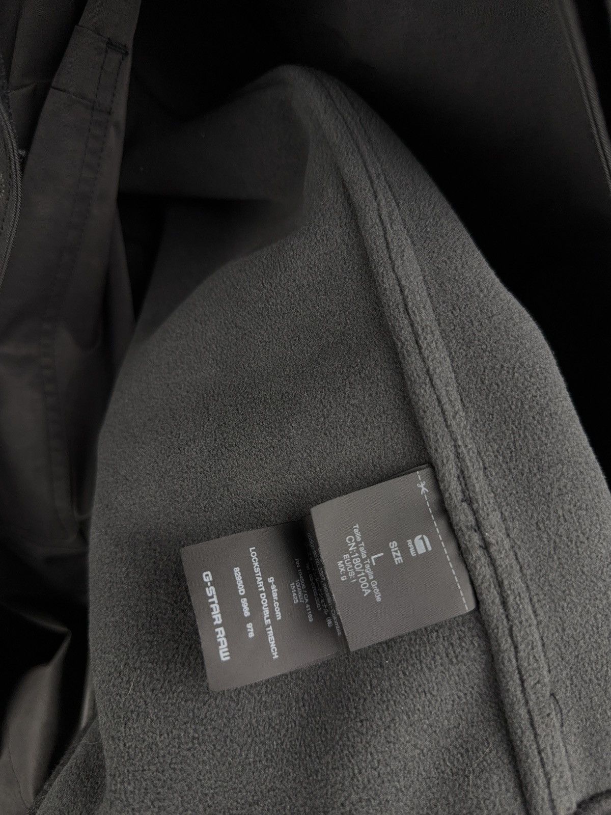 Designer × G-Star G-Star RAW Lockstart Wool Trench Coat Charcoal Size L Size US L / EU 52-54 / 3 - 10 Thumbnail