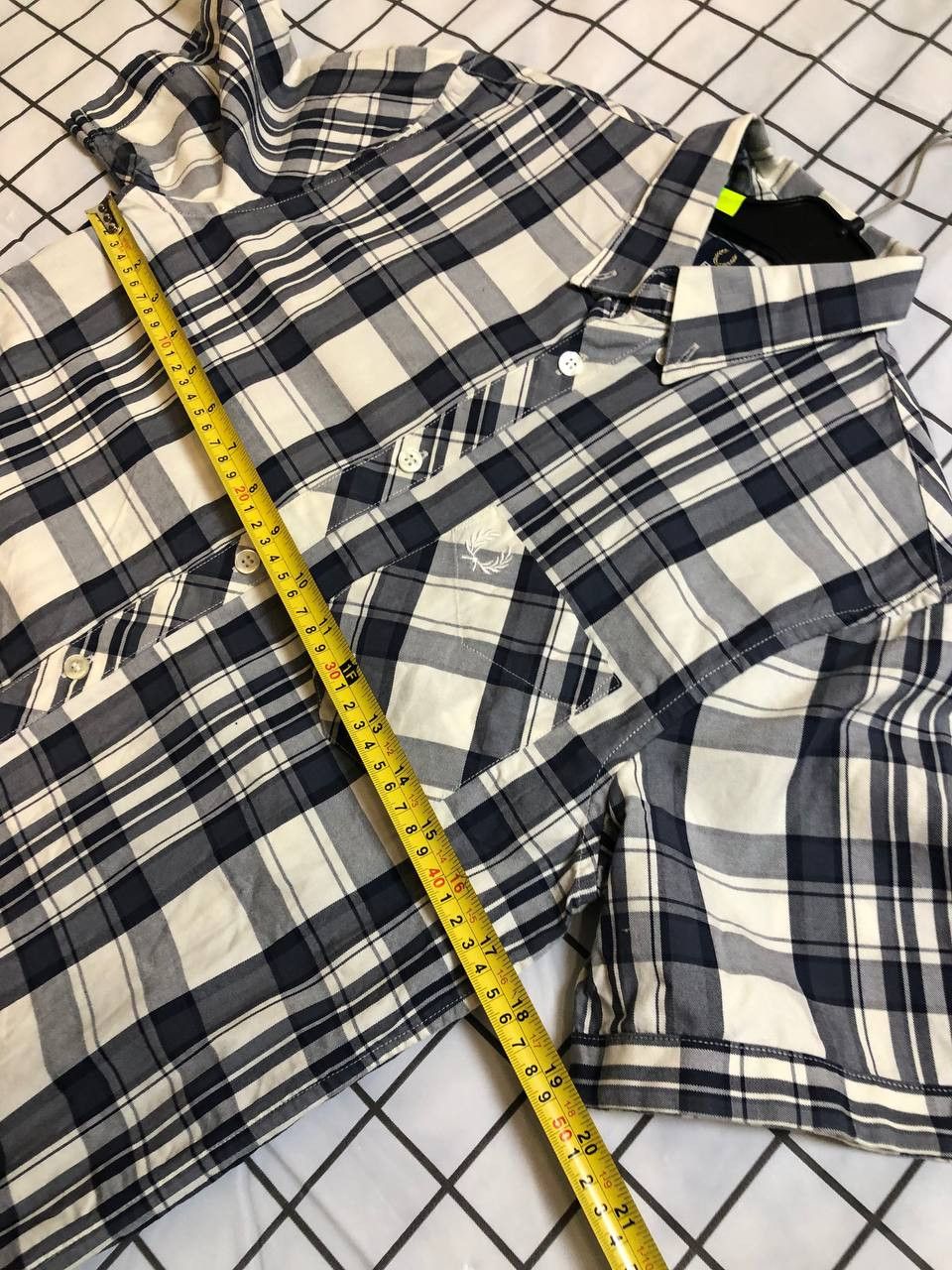 Fred Perry Fred Perry Mens Long Sleeve Plaid Shirt Size US S / EU 44-46 / 1 - 7 Thumbnail
