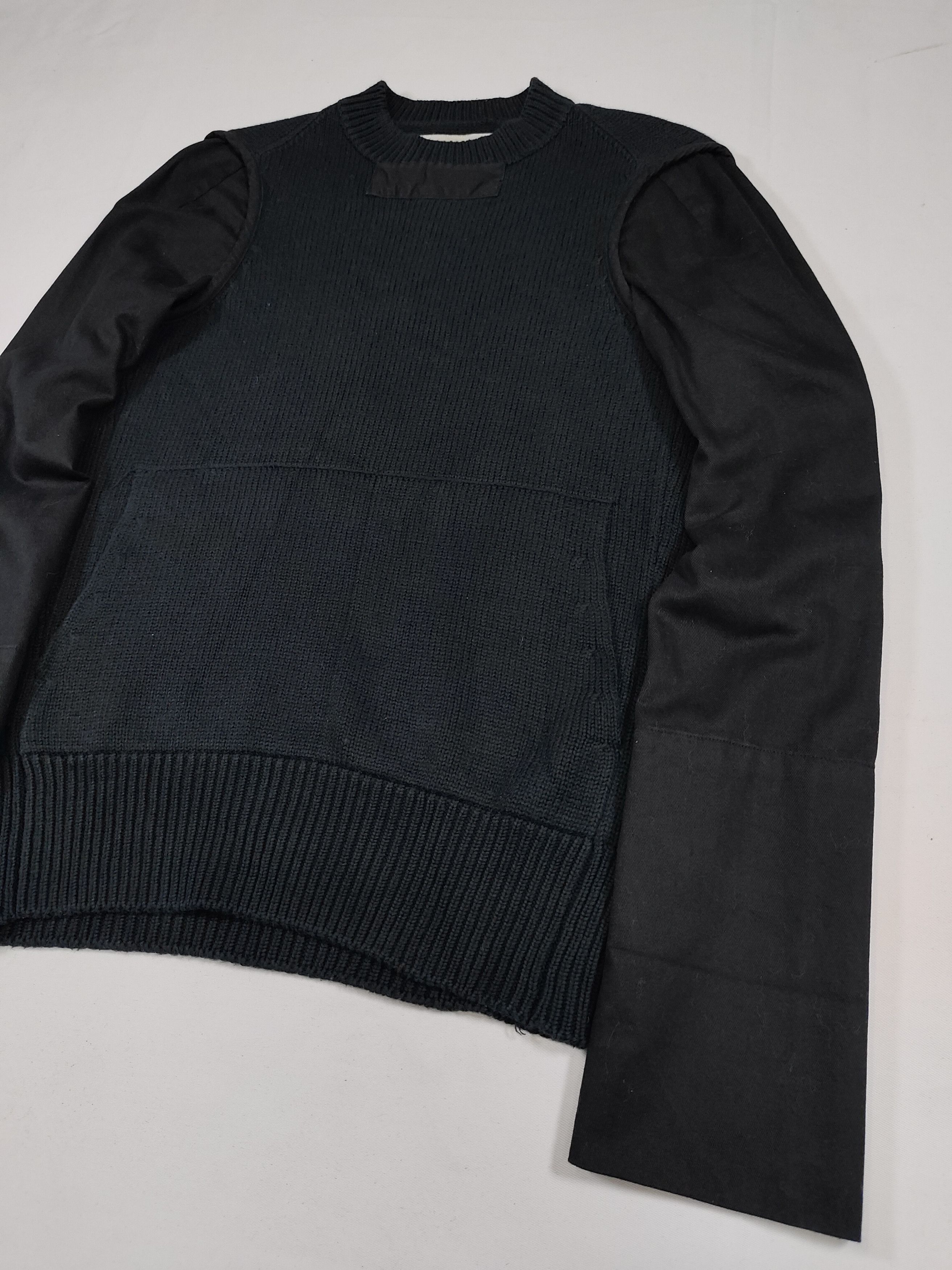 Tsumori Chisato Tsumori Chisato- Hybrid Layered Docking Knit Shirt Size M / US 6-8 / IT 42-44 - 3 Thumbnail