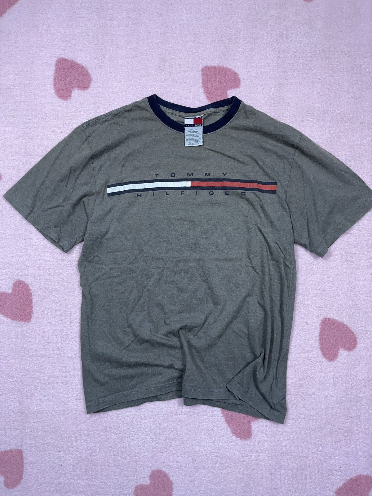 Tommy Hilfiger × Vintage ➕ vintage y2k Tommy Hilfiger big flag logo t-shirt Size US M / EU 48-50 / 2 - 1 Thumbnail