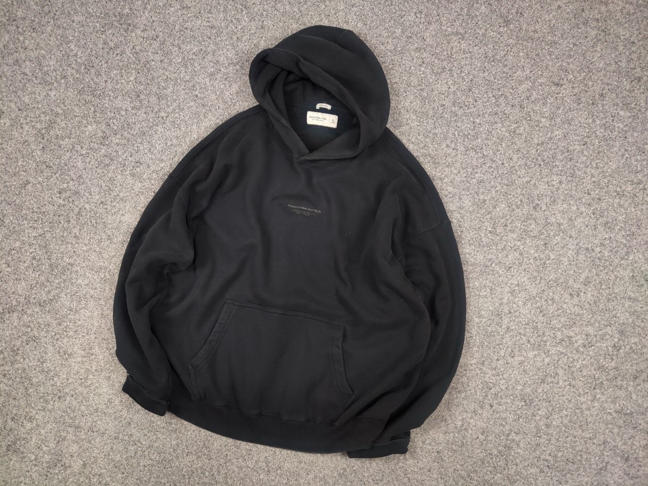 Abercrombie & Fitch Abercrombie & Fitch essential Oversized Dark Grafit Hoodie Size US XL / EU 56 / 4 - 4 Thumbnail