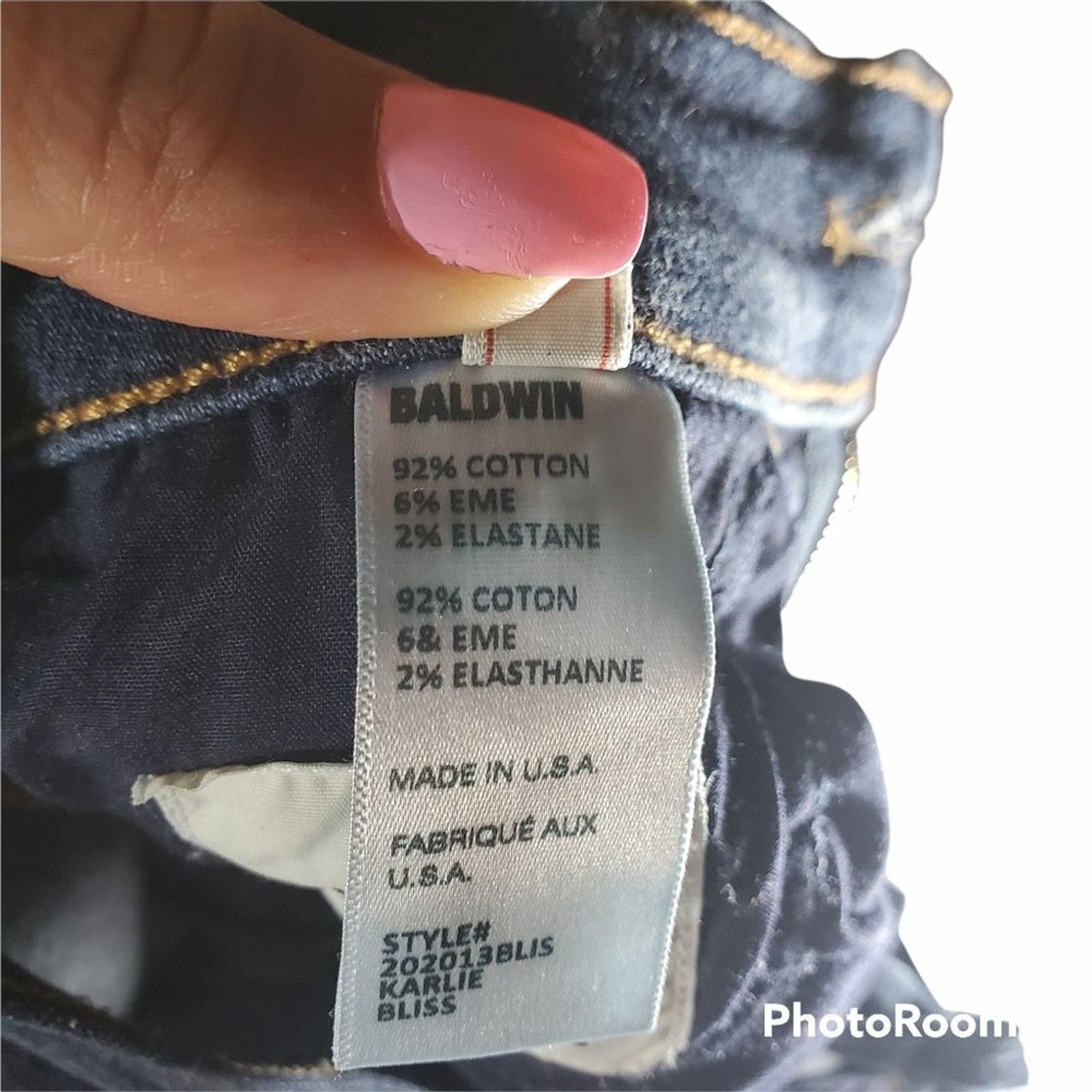 Baldwin Baldwin | Karlie High Rise Cropped Skinny Jeans | Size 25 Size 25" / US 0 / IT 36 - 8 Thumbnail