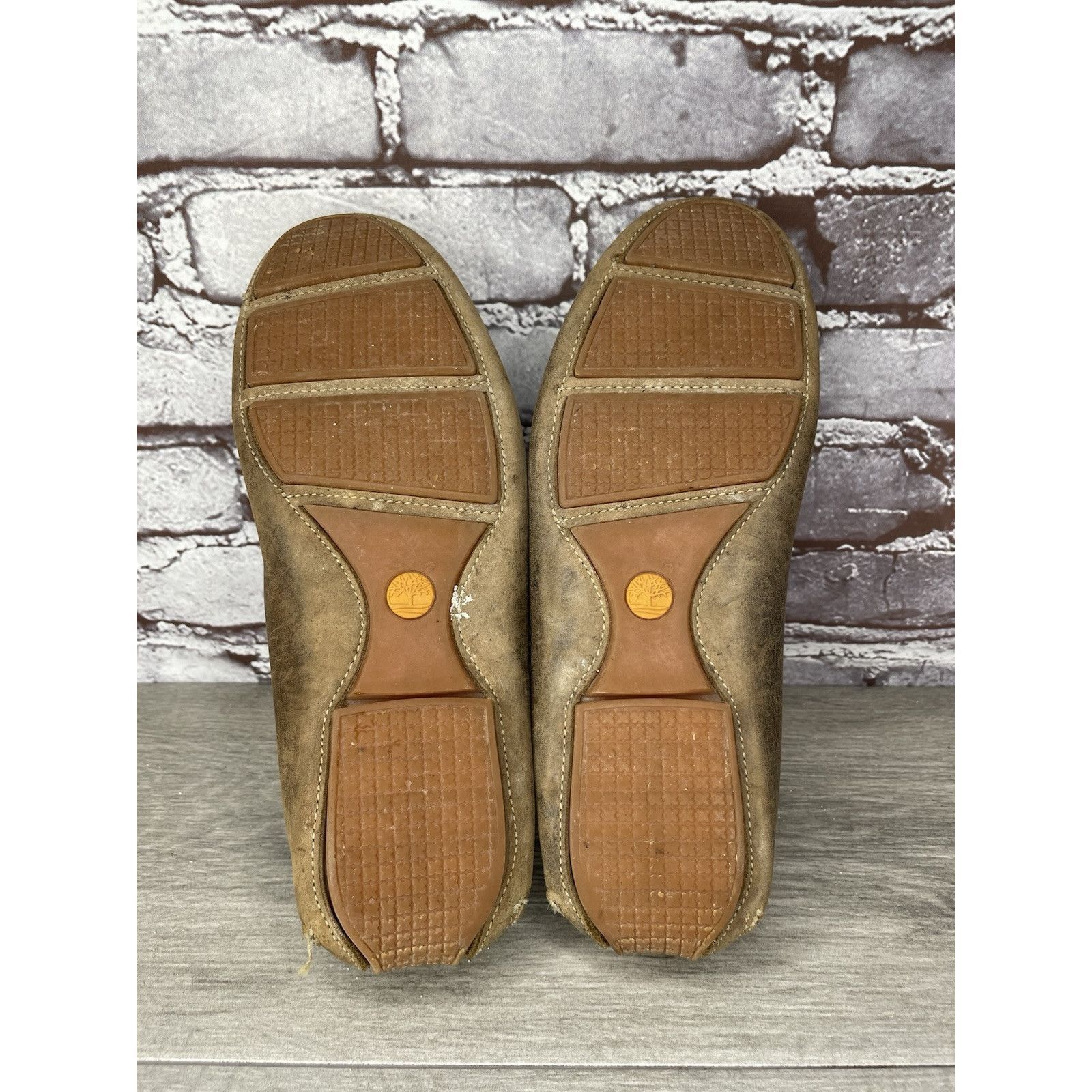 Timberland Timberland Brown Nubuck Leather Moc Slip On Loafers Driving Size US 8.5 / EU 41-42 - 16 Thumbnail