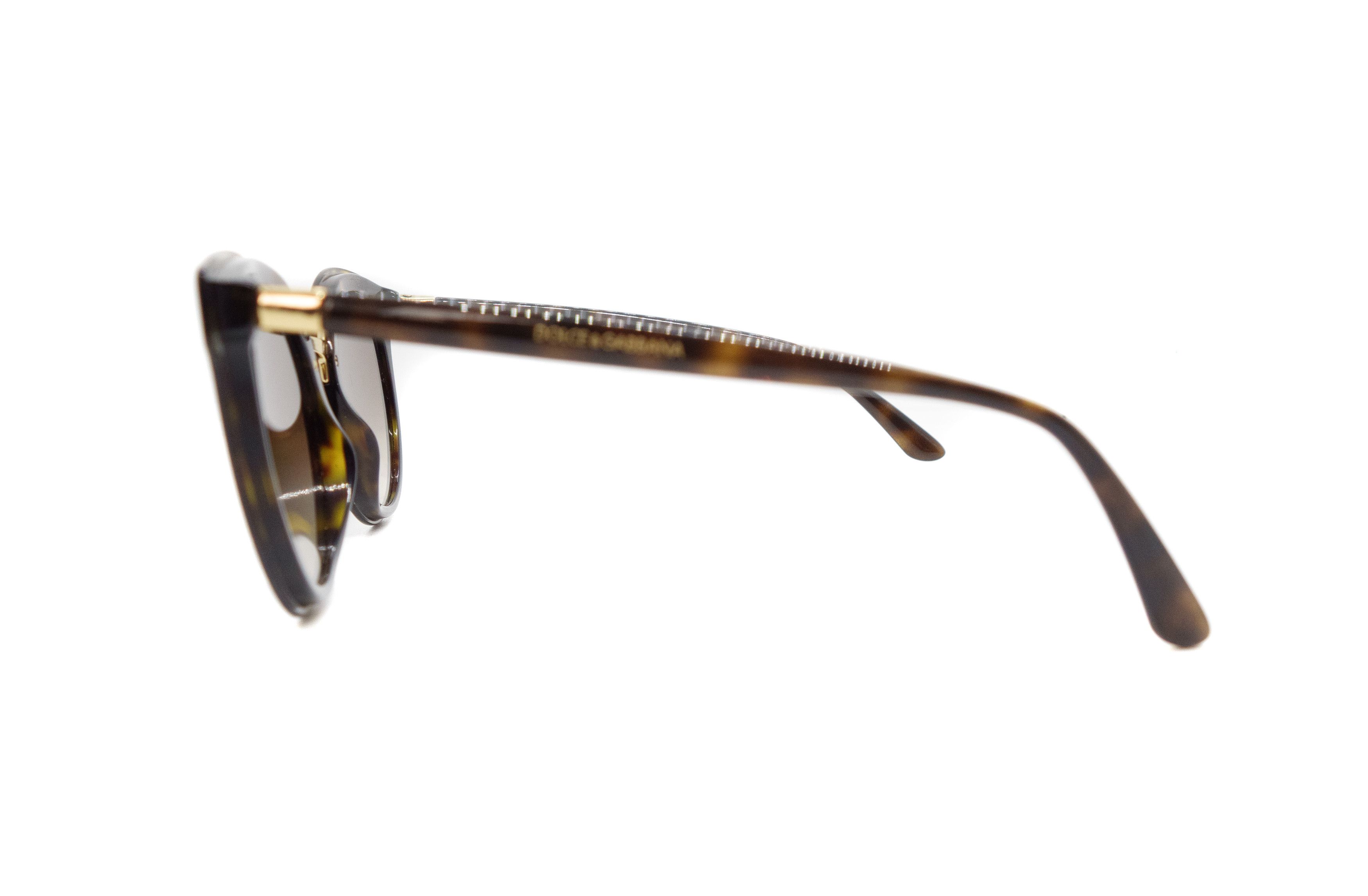 Dolce & Gabbana Havana Round DG 4371 Gradient Sunglasses Size ONE SIZE - 2 Thumbnail