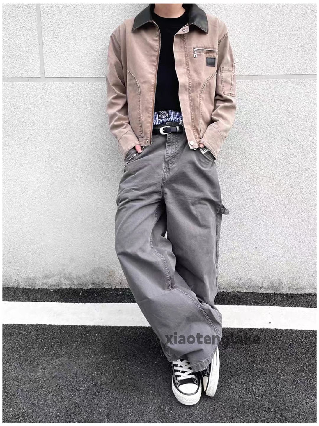Vintage Unisex utility loose baggy skate hiphop carpenter pants Size US 31 - 6 Thumbnail