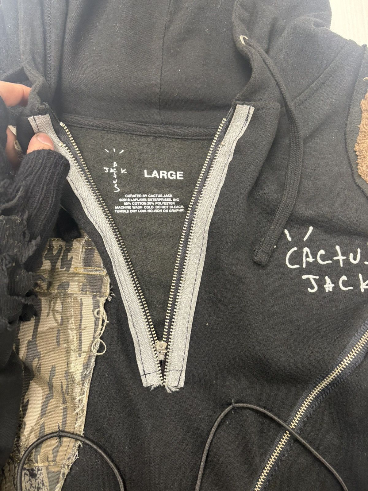 Adamneven × Travis Scott Adamaneven Cactus Jack Half-Zip Hoodie Size US L / EU 52-54 / 3 - 9 Thumbnail