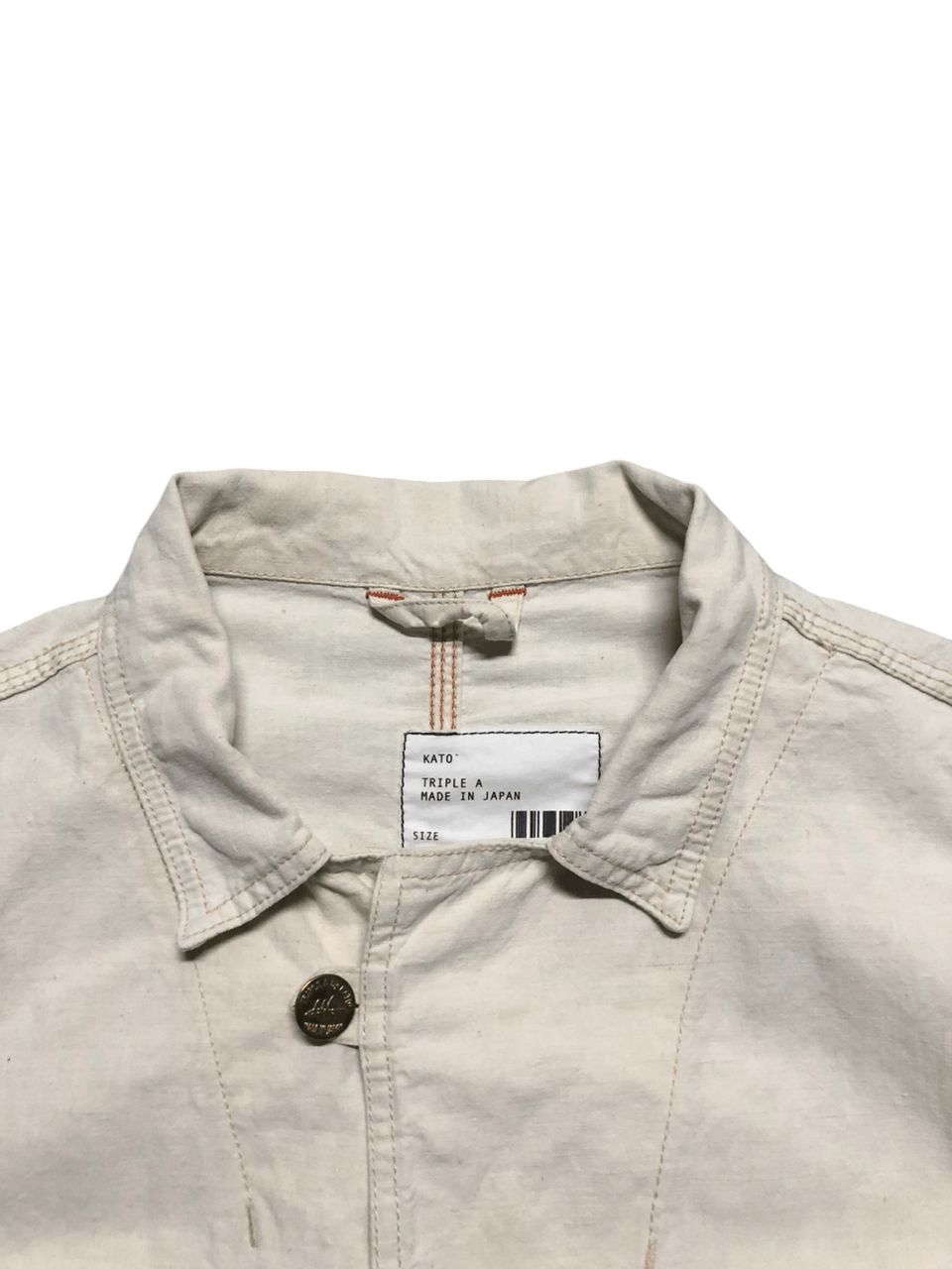 Japanese Brand Vintage Triple A by Kato Japan Workers Jacket Cotton Size US M / EU 48-50 / 2 - 4 Thumbnail