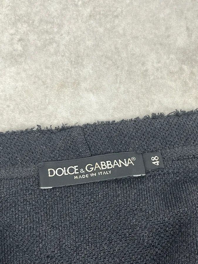 Dolce & Gabbana 2010s Dolce & Gabbana Black Minimalist Cardigan Sweater Size US M / EU 48-50 / 2 - 9 Thumbnail