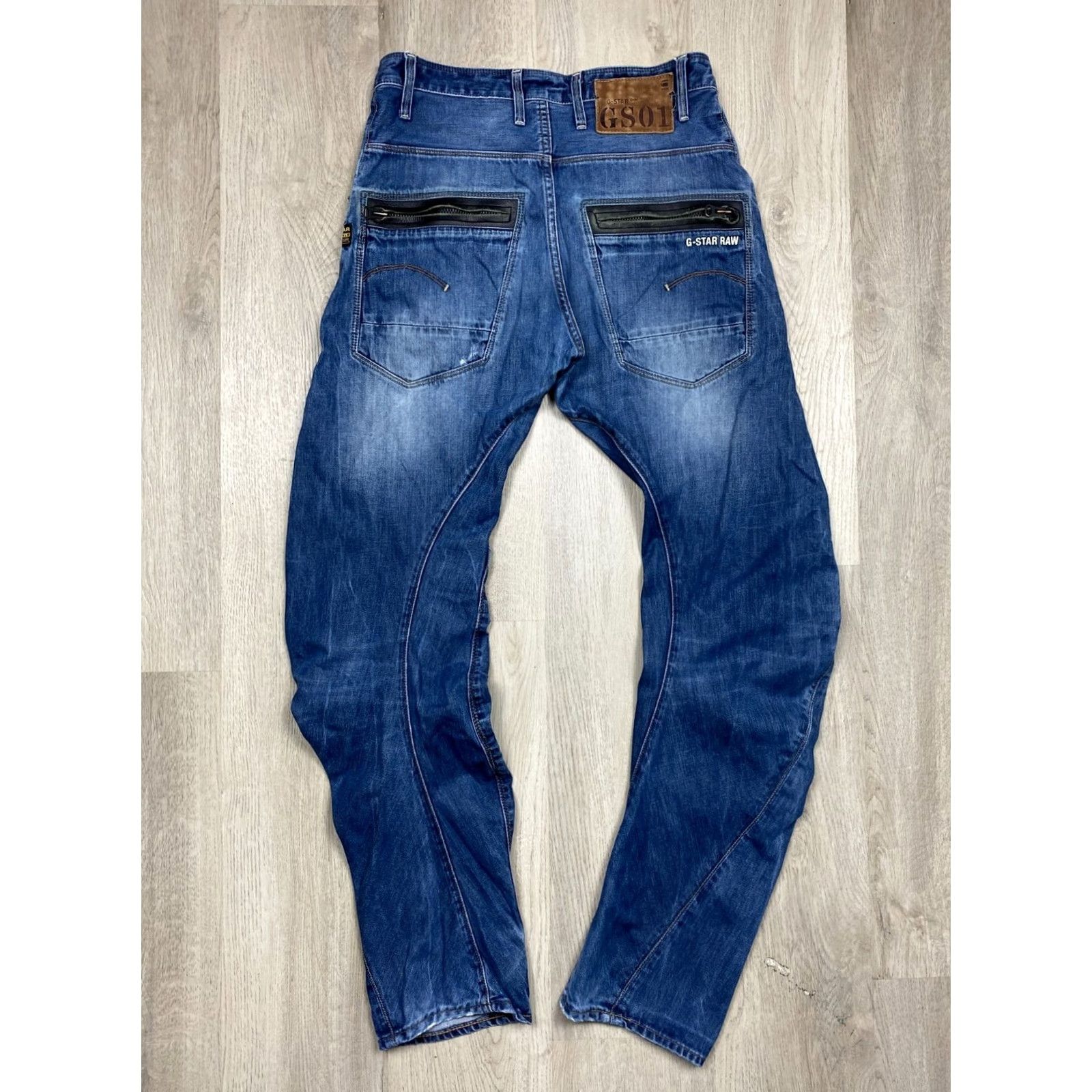 G-Star G Star Arc Riley Denim Jeans 31 Men's Loose Tapered Blue 34 Inseam Regular Waist 31 Collection Denim Pants Vintage: No Size US 31 - 7 Thumbnail