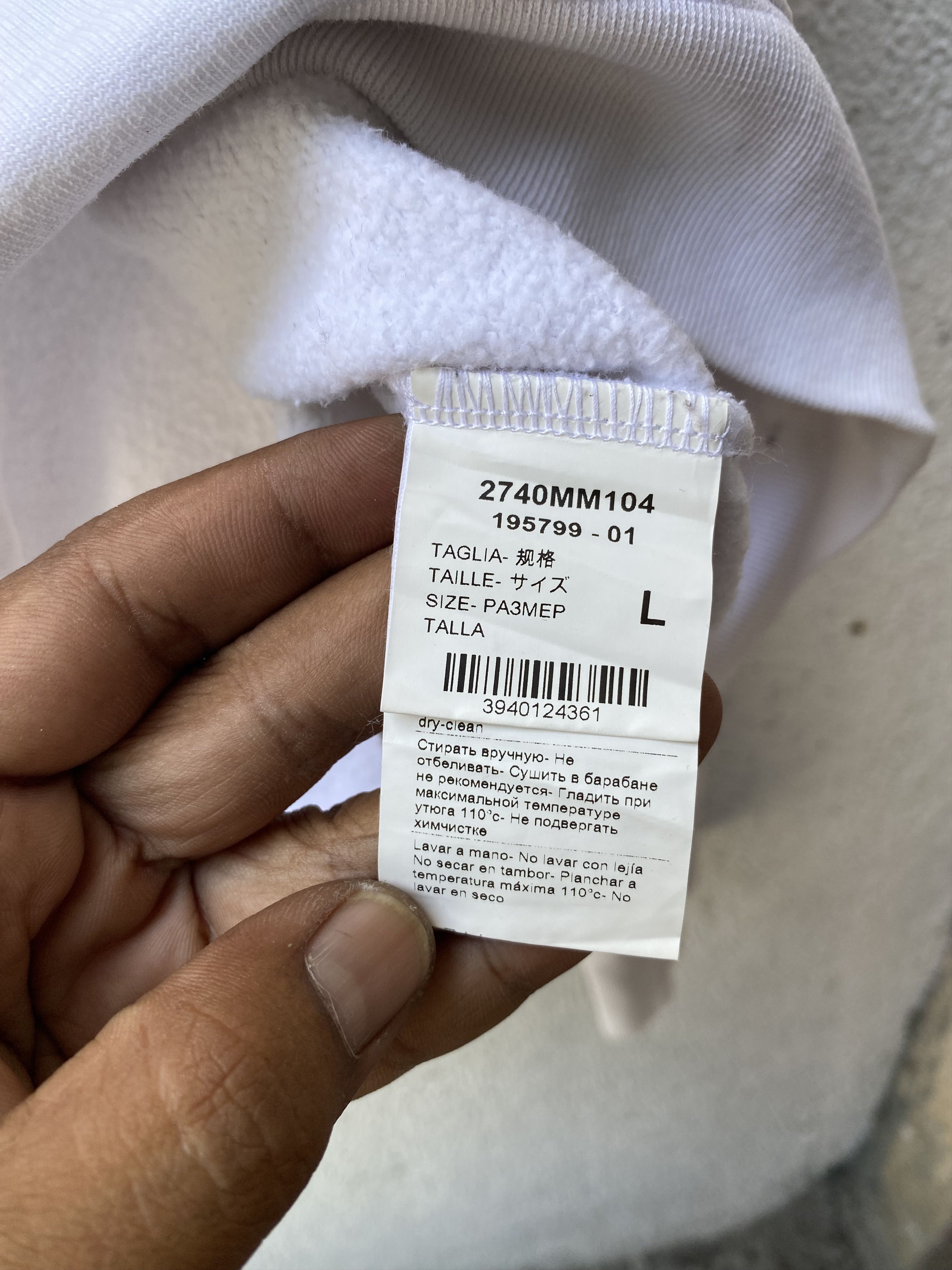 MSGM Giorgetti MSGM Milano Spellout Sweatshirt Pullover Size US L / EU 52-54 / 3 - 7 Thumbnail
