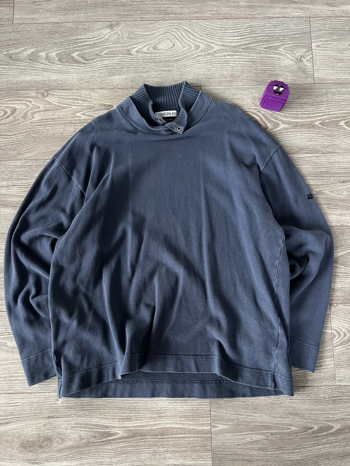 Stone Island Bery Rare Vintage Stone Island Men’s 90s High Neck Sweater Size US XL / EU 56 / 4 - 10 Thumbnail