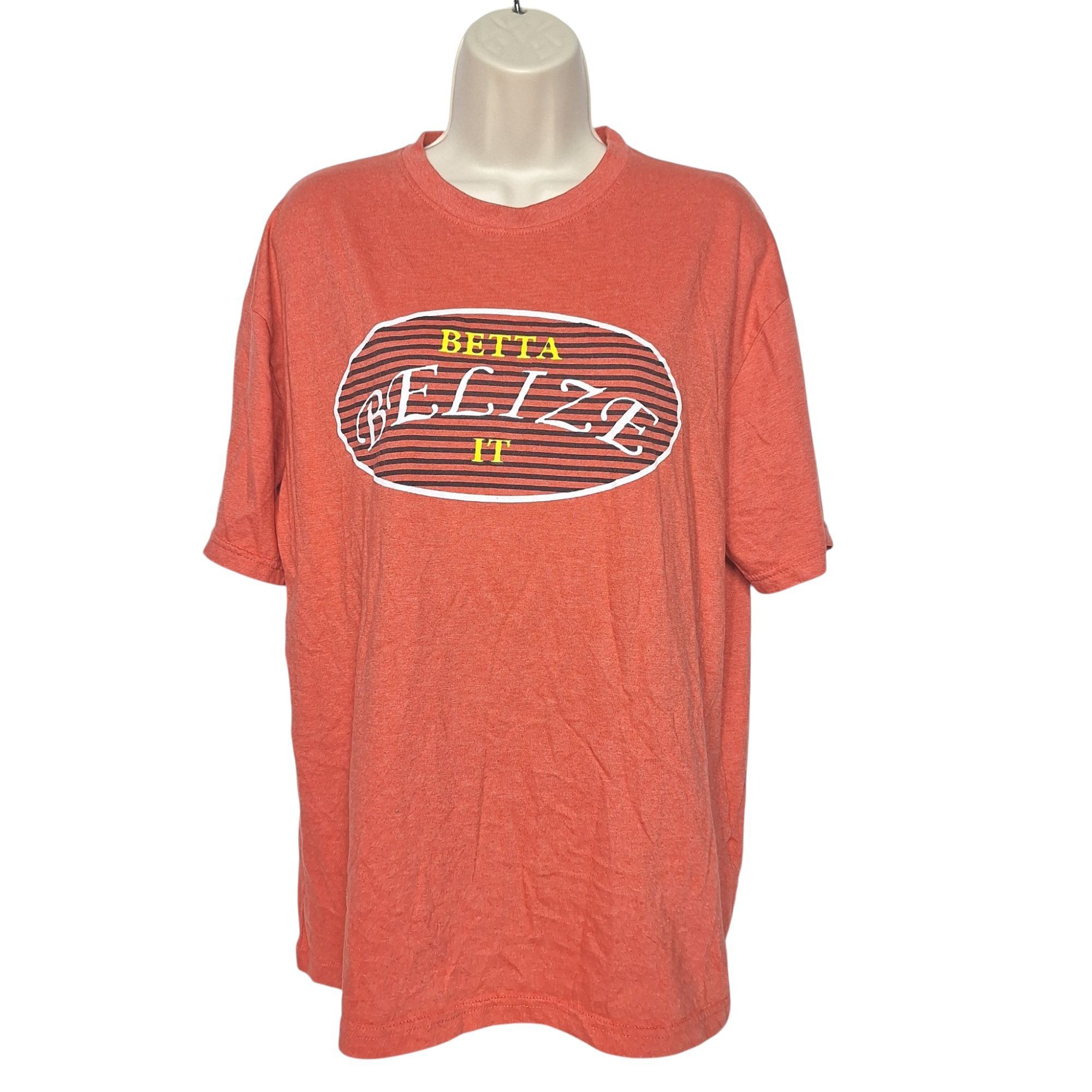Other Betta Belize It Graphic Tee Large Coral Heathered Short Slee Size US L / EU 52-54 / 3 - 2 Thumbnail