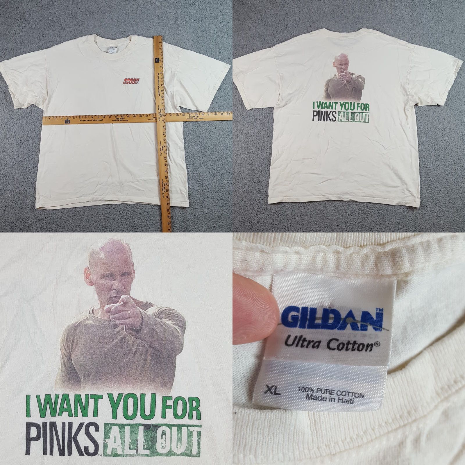 Gildan Vintage Pinks All Out Speed Promo Men's Size XL Movie TV Show Car Race T Shirt Size US XL / EU 56 / 4 - 8 Thumbnail