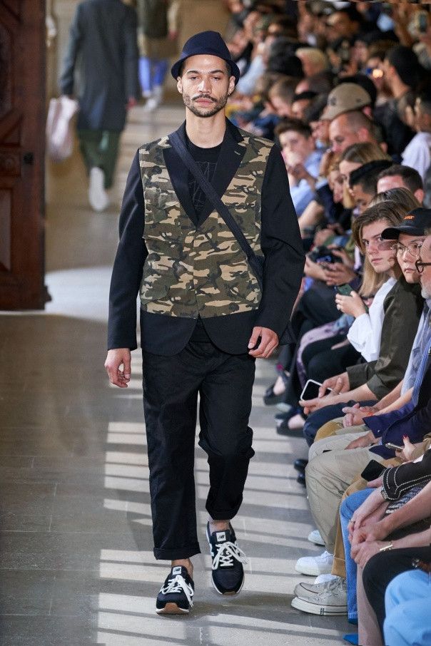 JUNYA WATANABE MAN CDG DROP CROTCH TROUSER PANTS