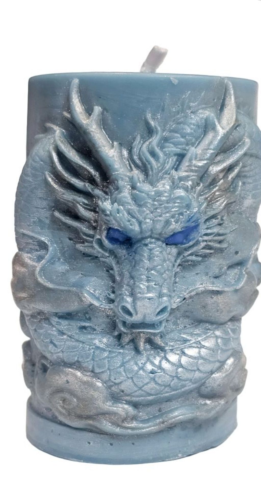 Handmade Smoking Dragon Novelty Candle, High-Detail Soy & Pillar Blen Size ONE SIZE - 2 Thumbnail