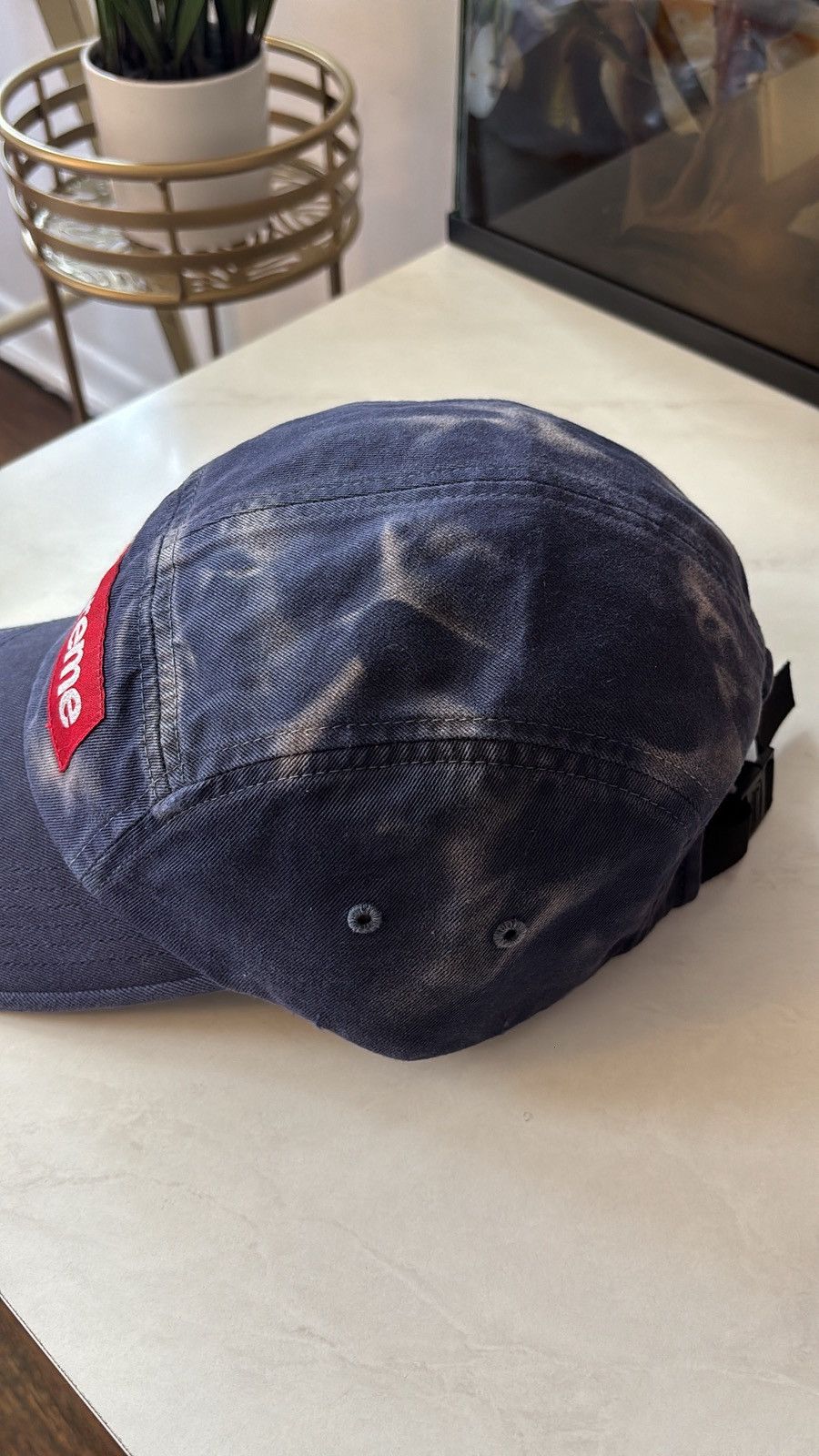 Supreme Supreme Blue Over-dyed Camp Cap Brand New Fits All Size ONE SIZE - 7 Thumbnail